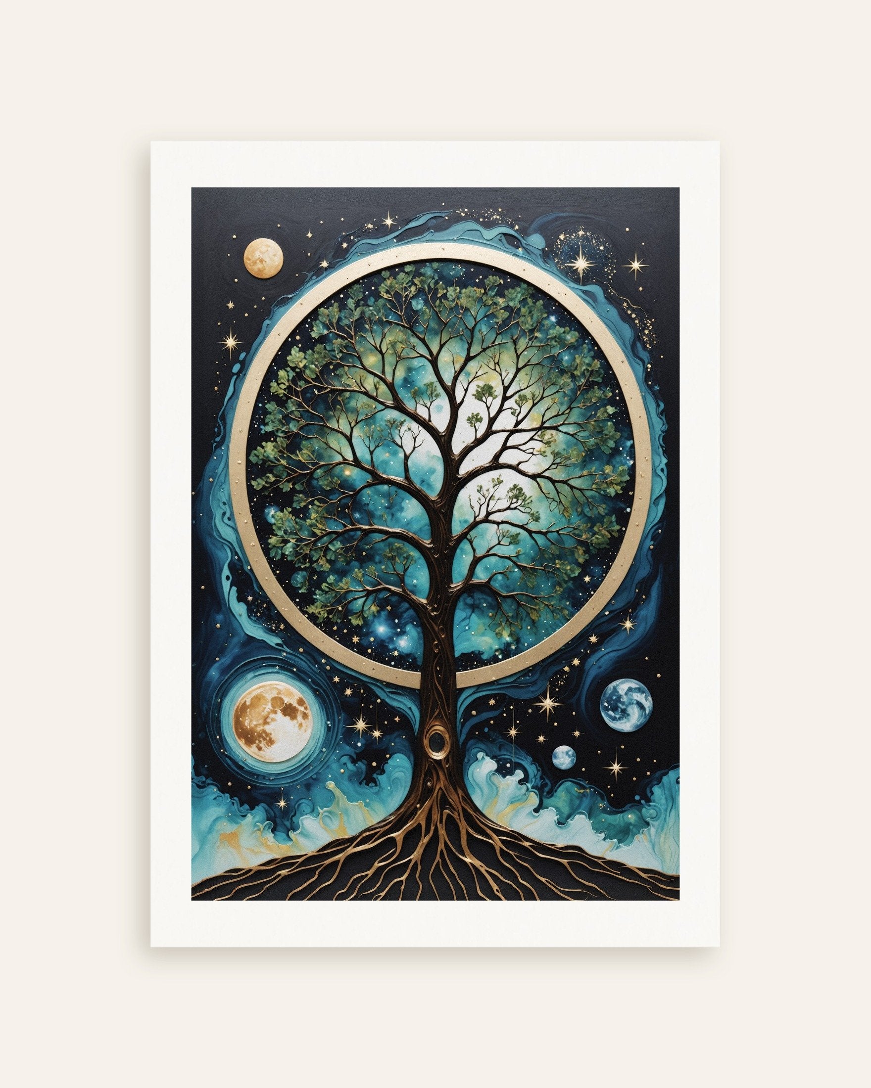 Poster of Cosmogony, tree of life Poster, thumbnail