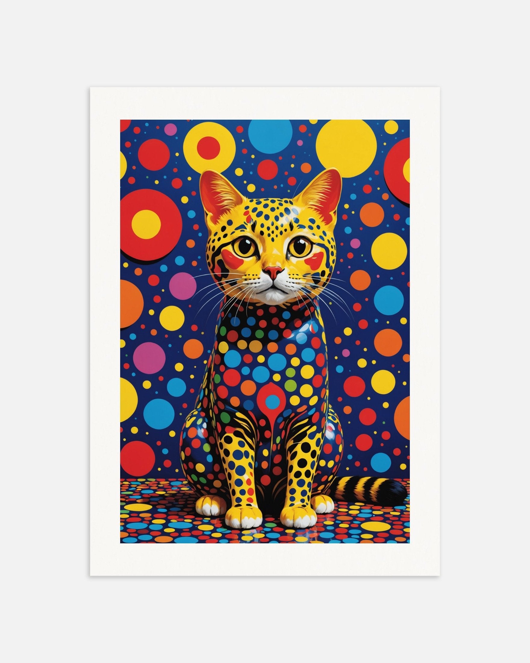 Poster of Cute and colorful kitten, thumbnail