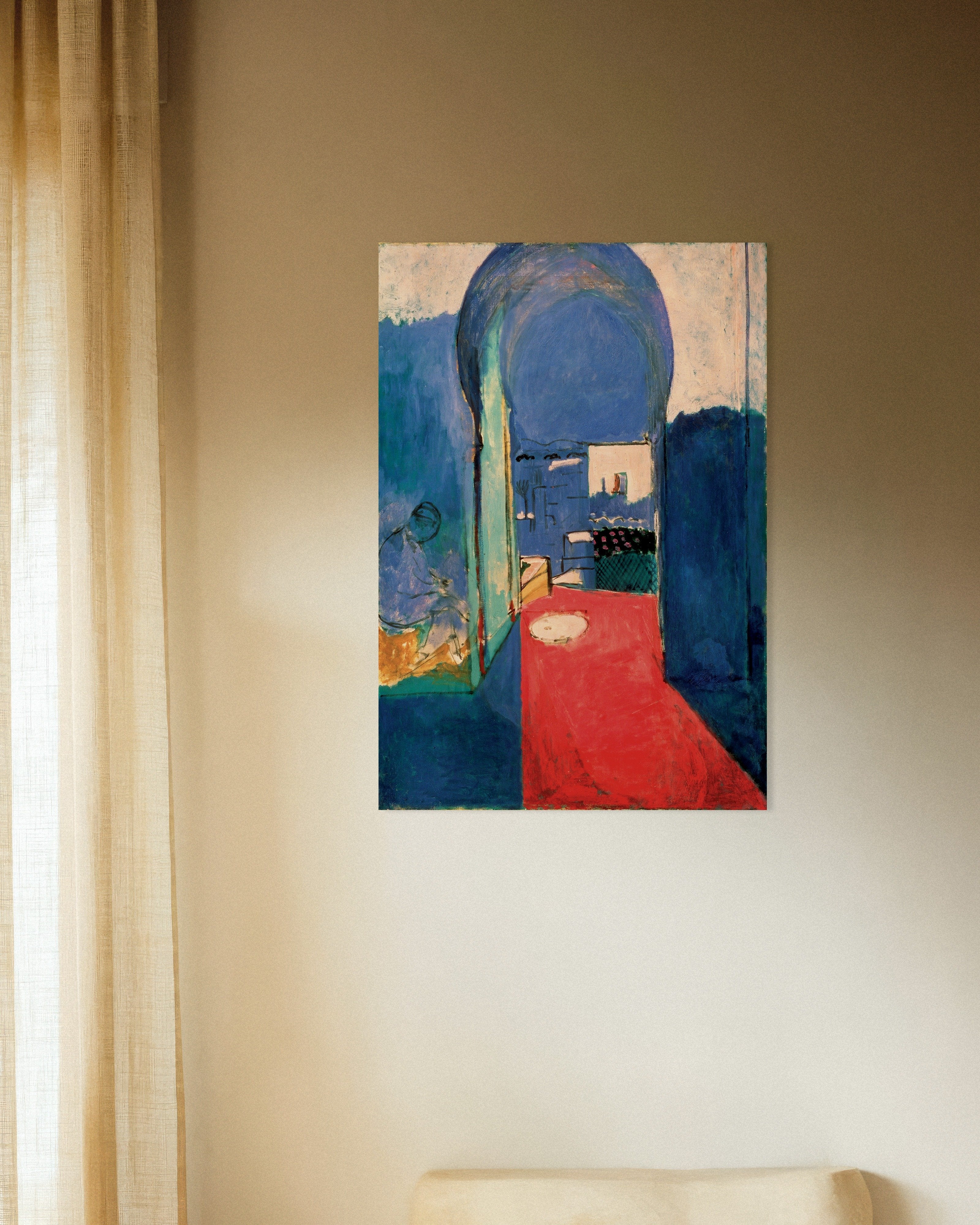 Poster of Entrance to the Kasbah (1912) by Henri Matisse - Poster