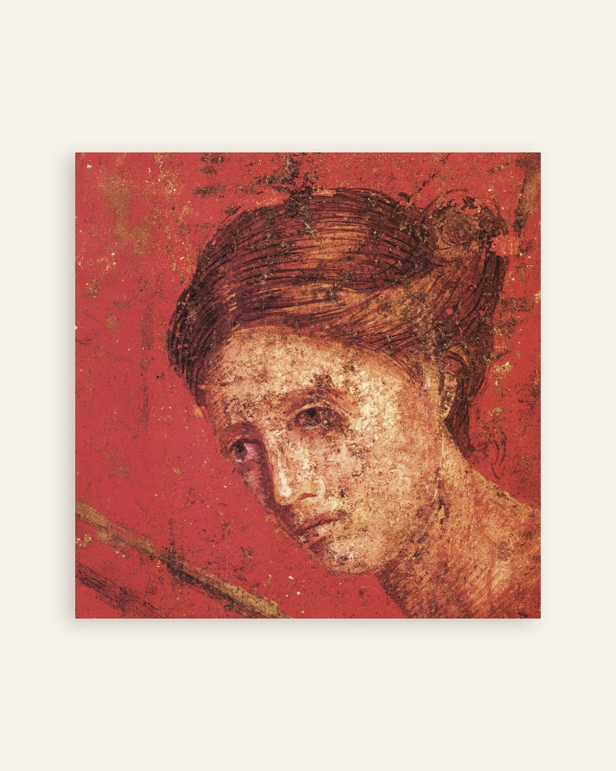 Poster met frescodetail uit de Villa der Mysteriën in Pompeii