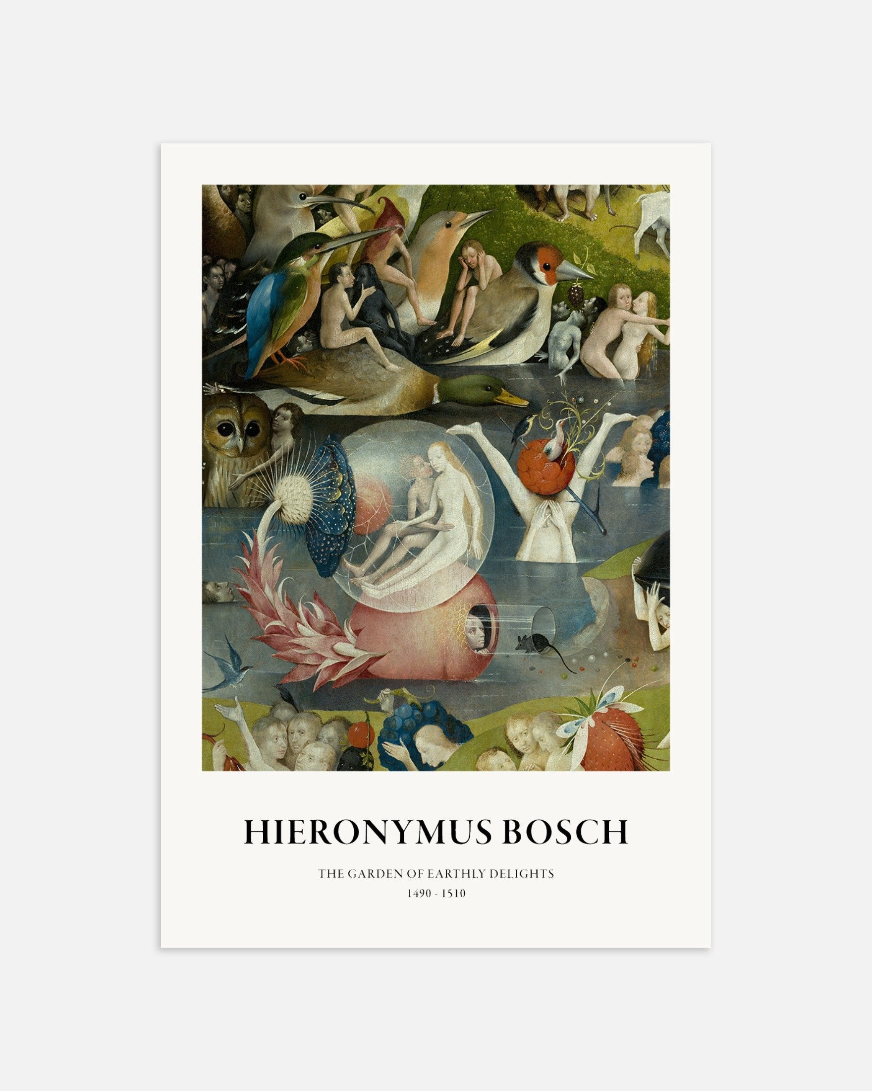 Poster of Garden of Earthly Delights Print, Detail 04, thumbnail