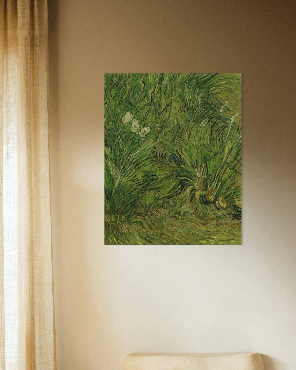 Poster de Jardin avec des papillons (1889) de Vincent van Gogh