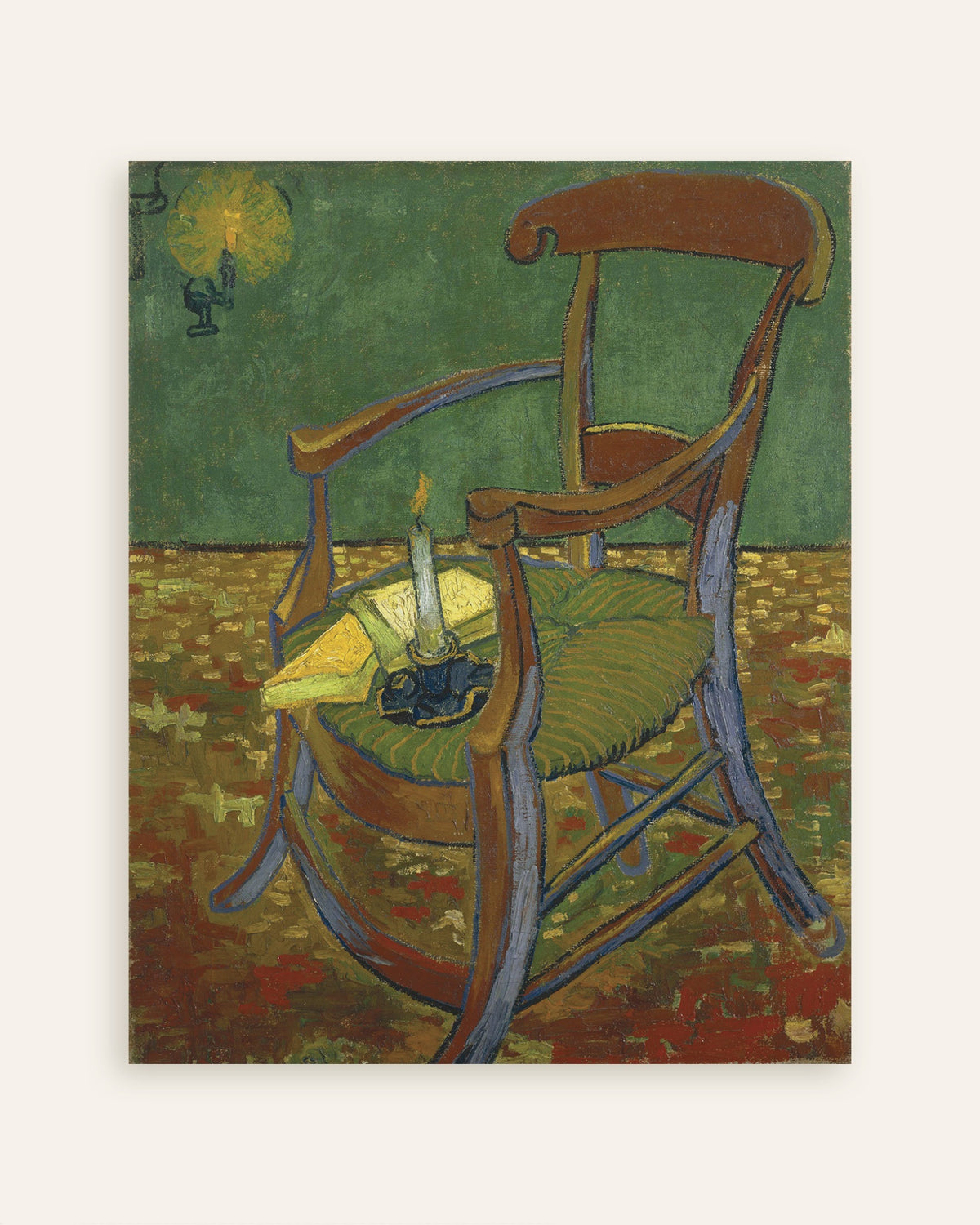 Poster van De stoel van Gauguin (1888) van Vincent van Gogh, miniatuur