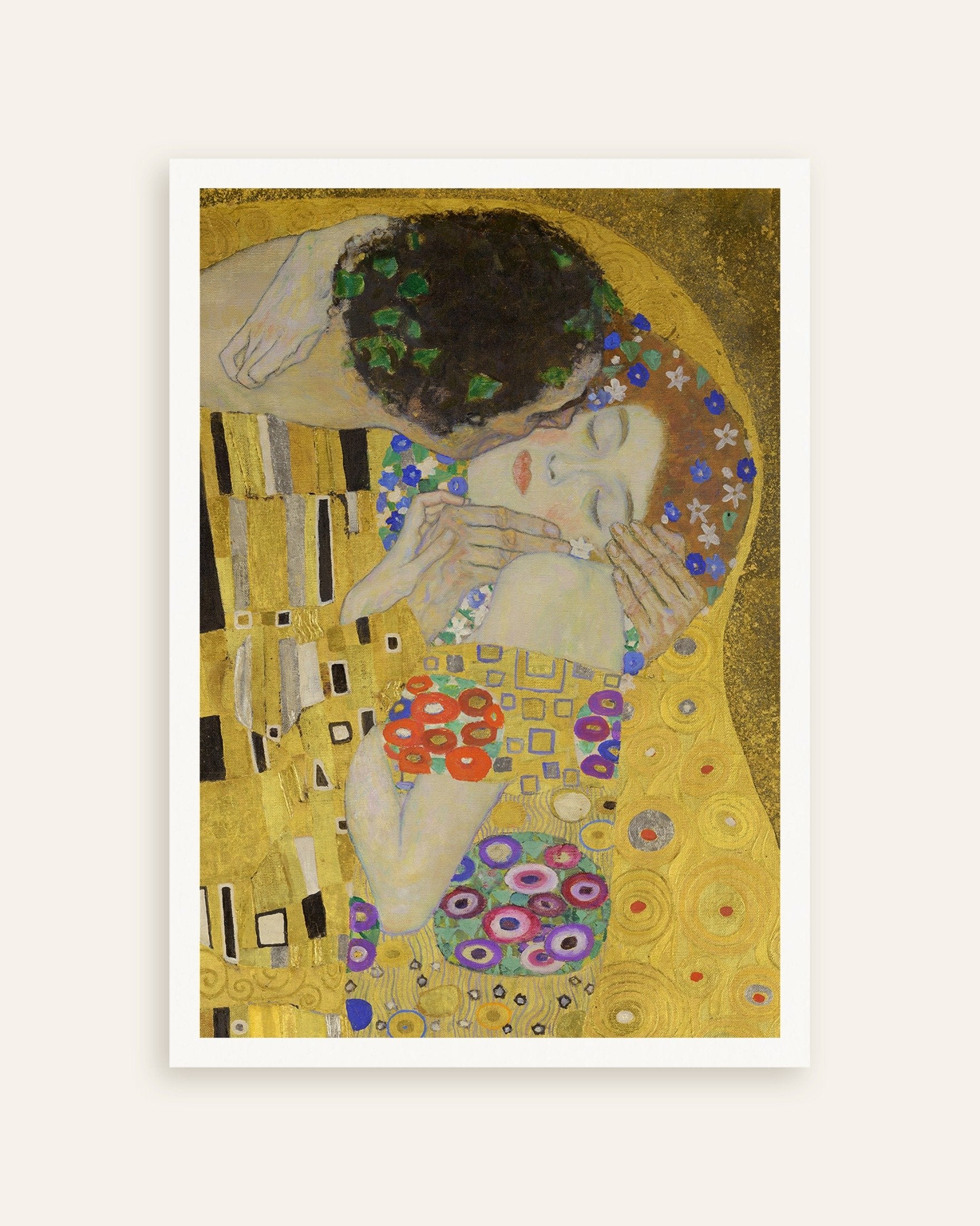 Poster of Gustav Klimt Print - The Kiss, thumbnail