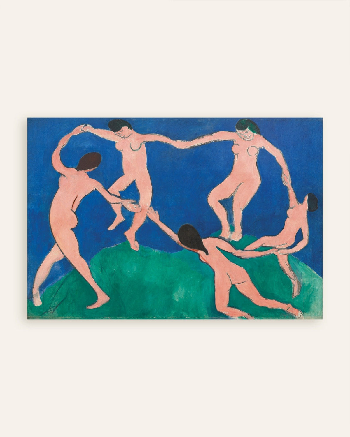 Poster van Henri Matisse De dans poster (1909), miniatuur