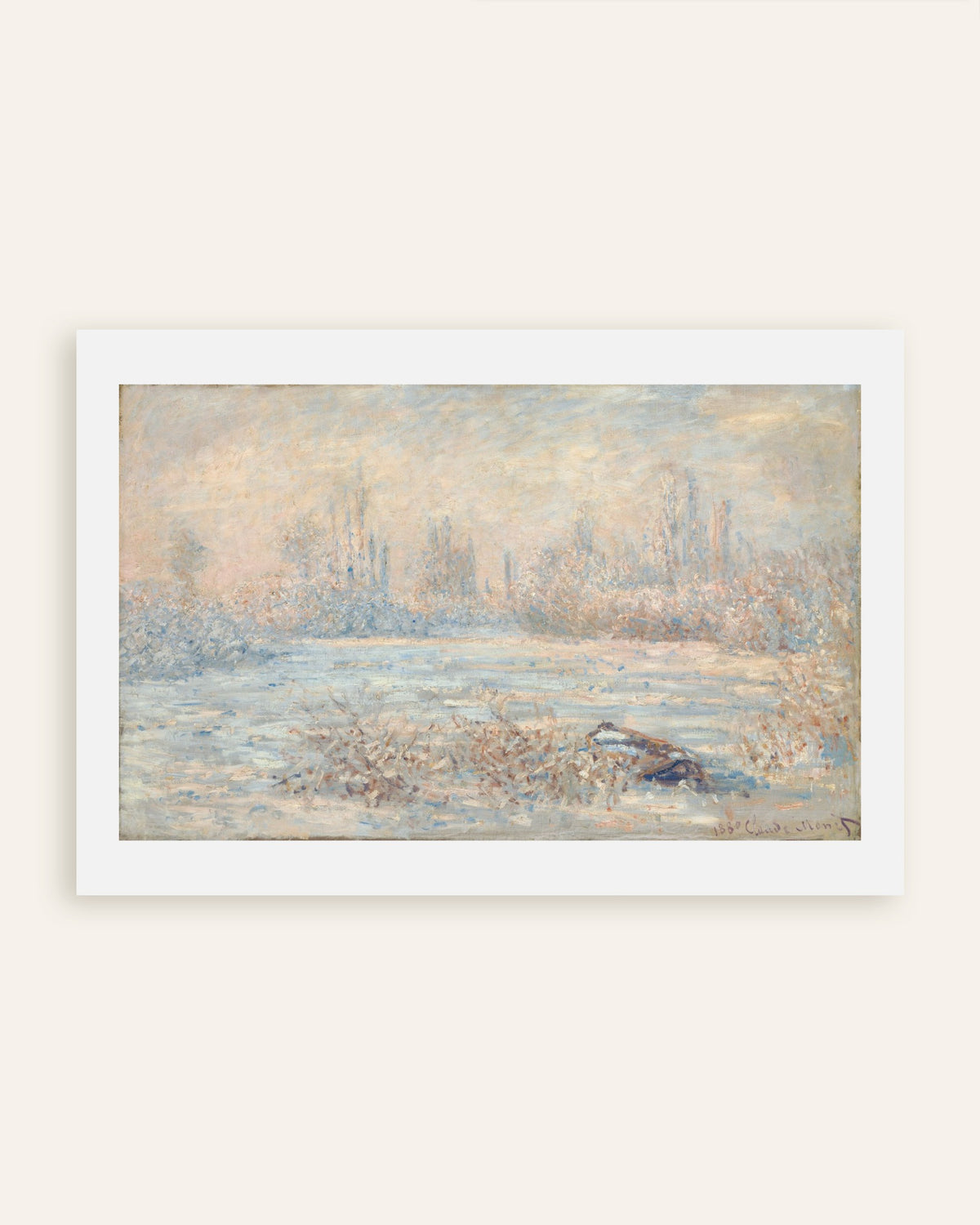 Poster Rijp (1880) van Claude Monet, miniatuur