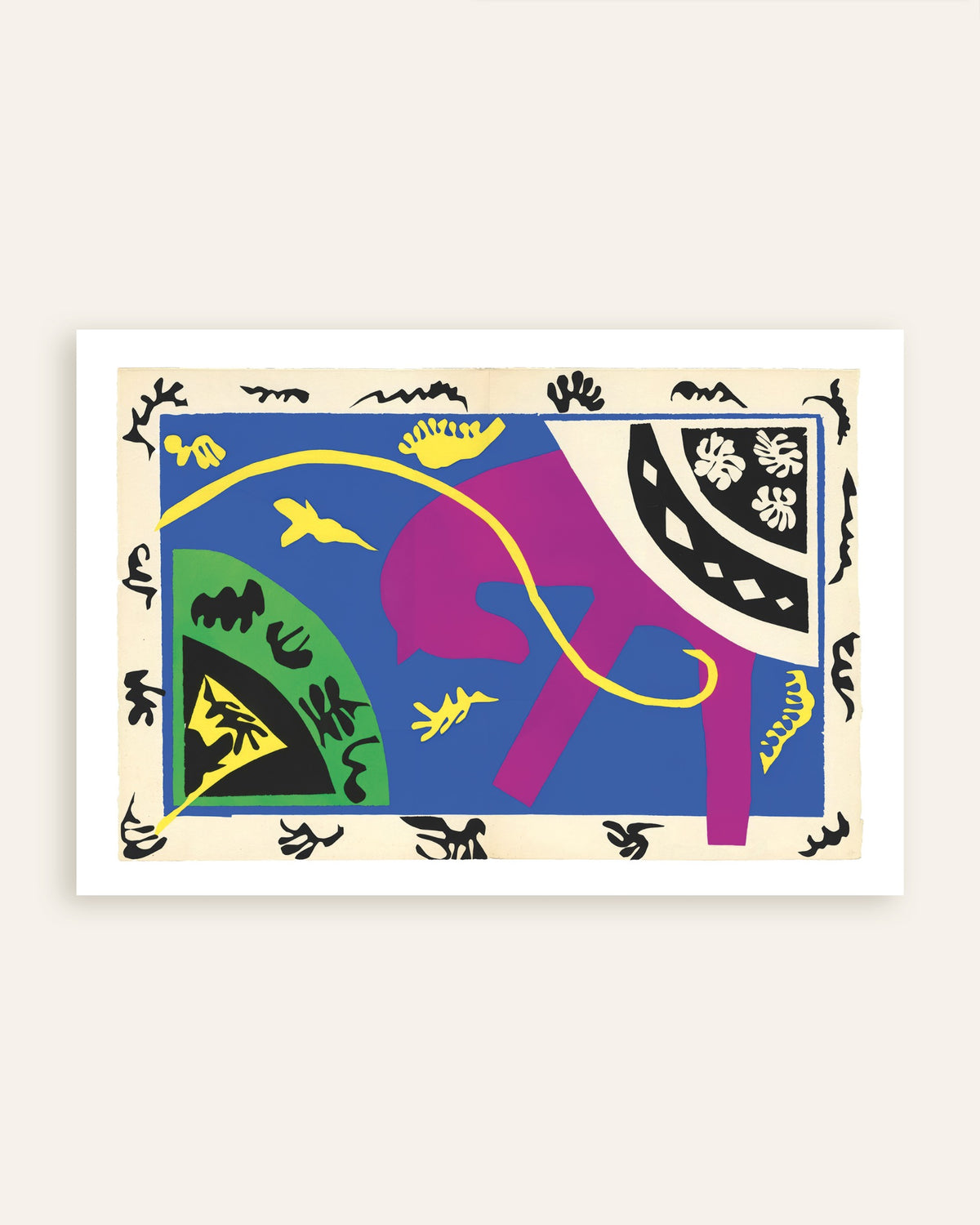 Poster de Le Cheval, l’écuyère et le clown (Jazz, 1947) par Henri Matisse, vignette