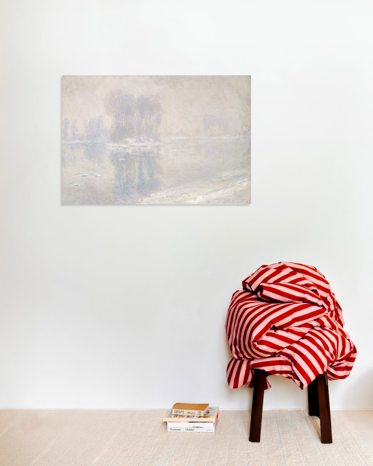 Poster IJsschotsen (1893) van Claude Monet