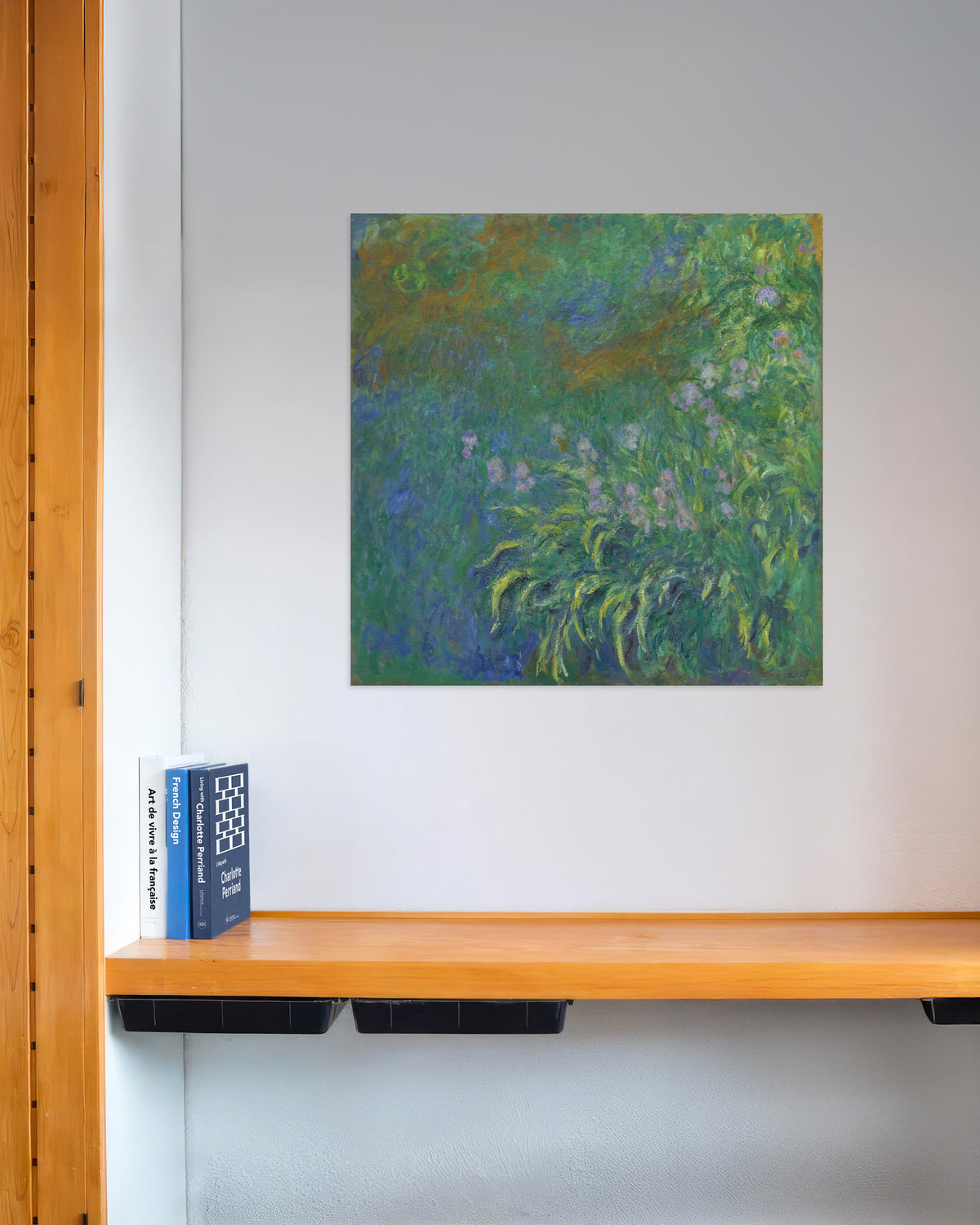 Poster Irissen (1914–1917) van Claude Monet