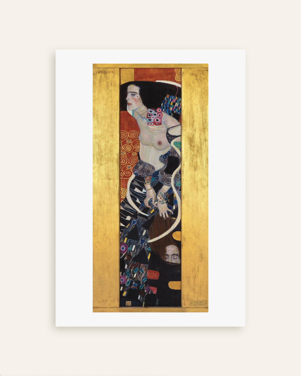 Poster Judith II (1909) van Gustav Klimt, miniatuur