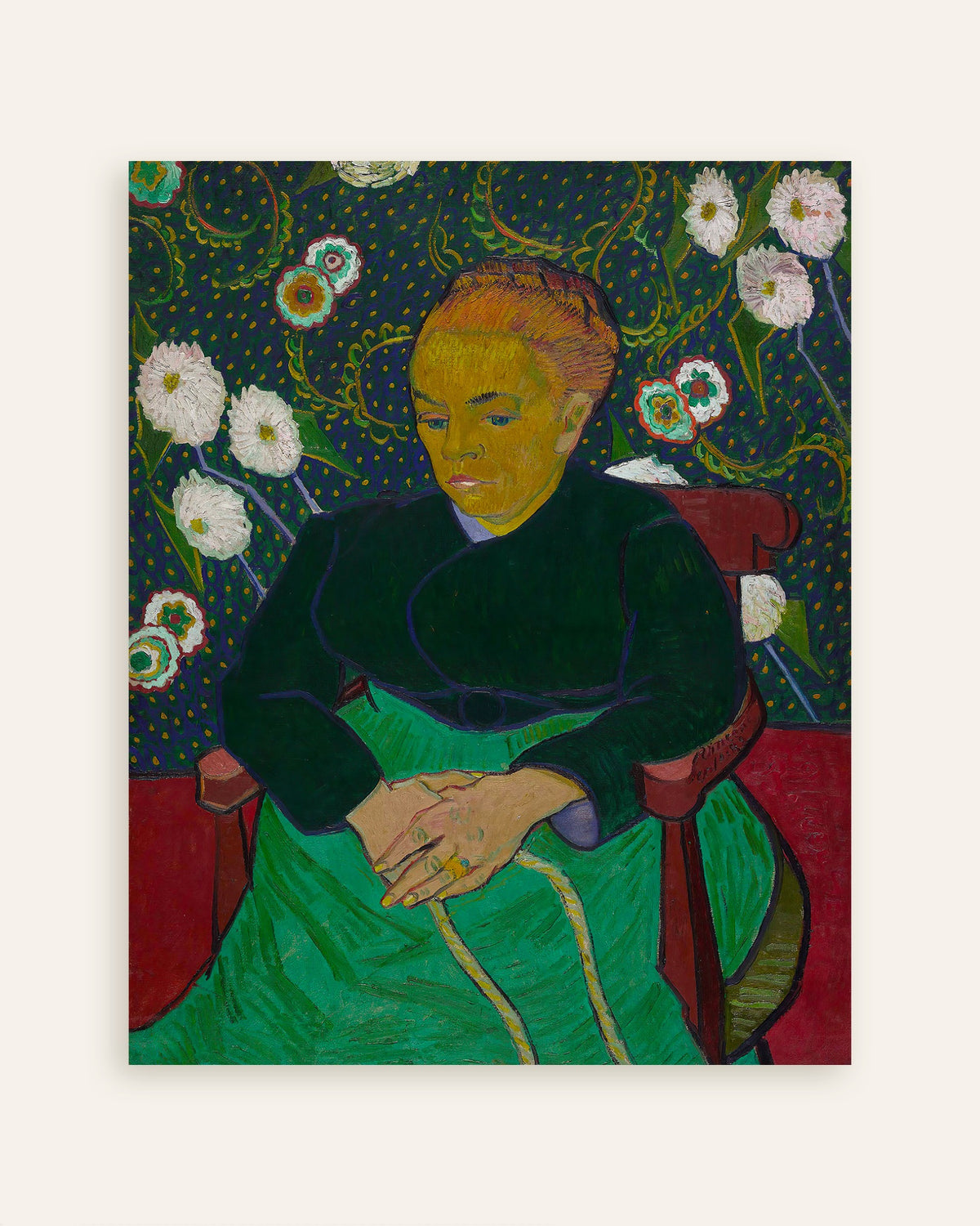 Vignette du poster La Berceuse, Madame Roulin berçant le berceau (1889) de Vincent van Gogh