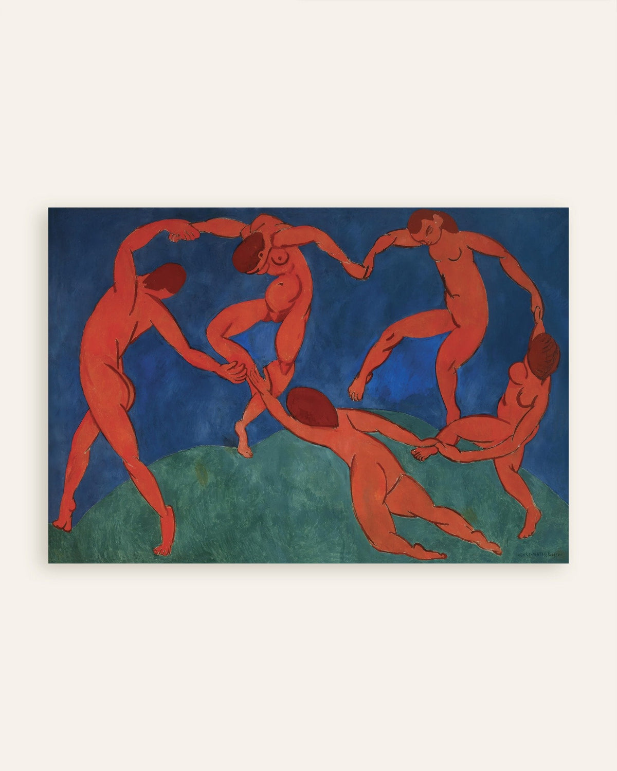 La Danse II (1910) van Henri Matisse, poster, miniatuur