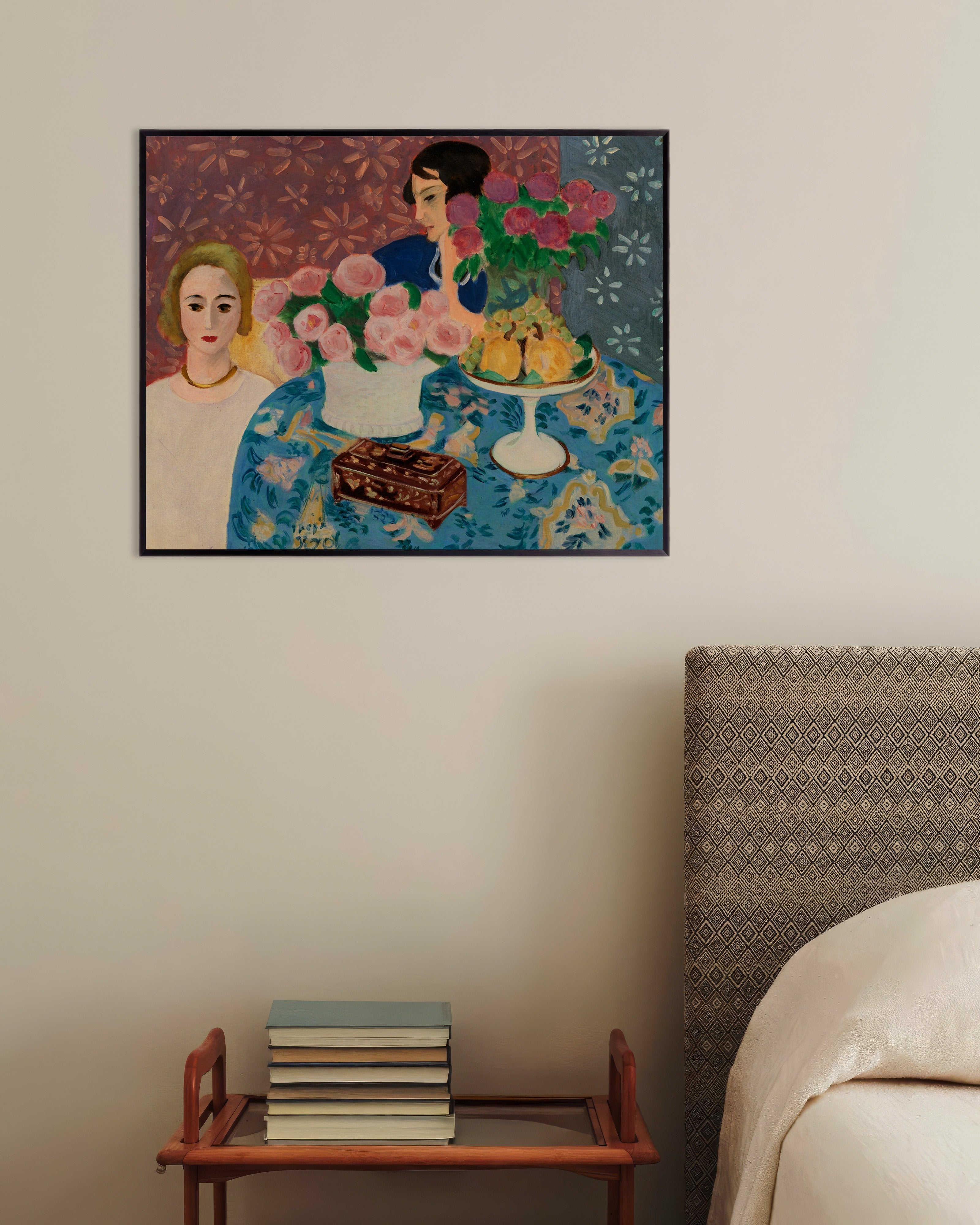 Poster of Le coffret chinois (1922) by Henri Matisse, with metal frame