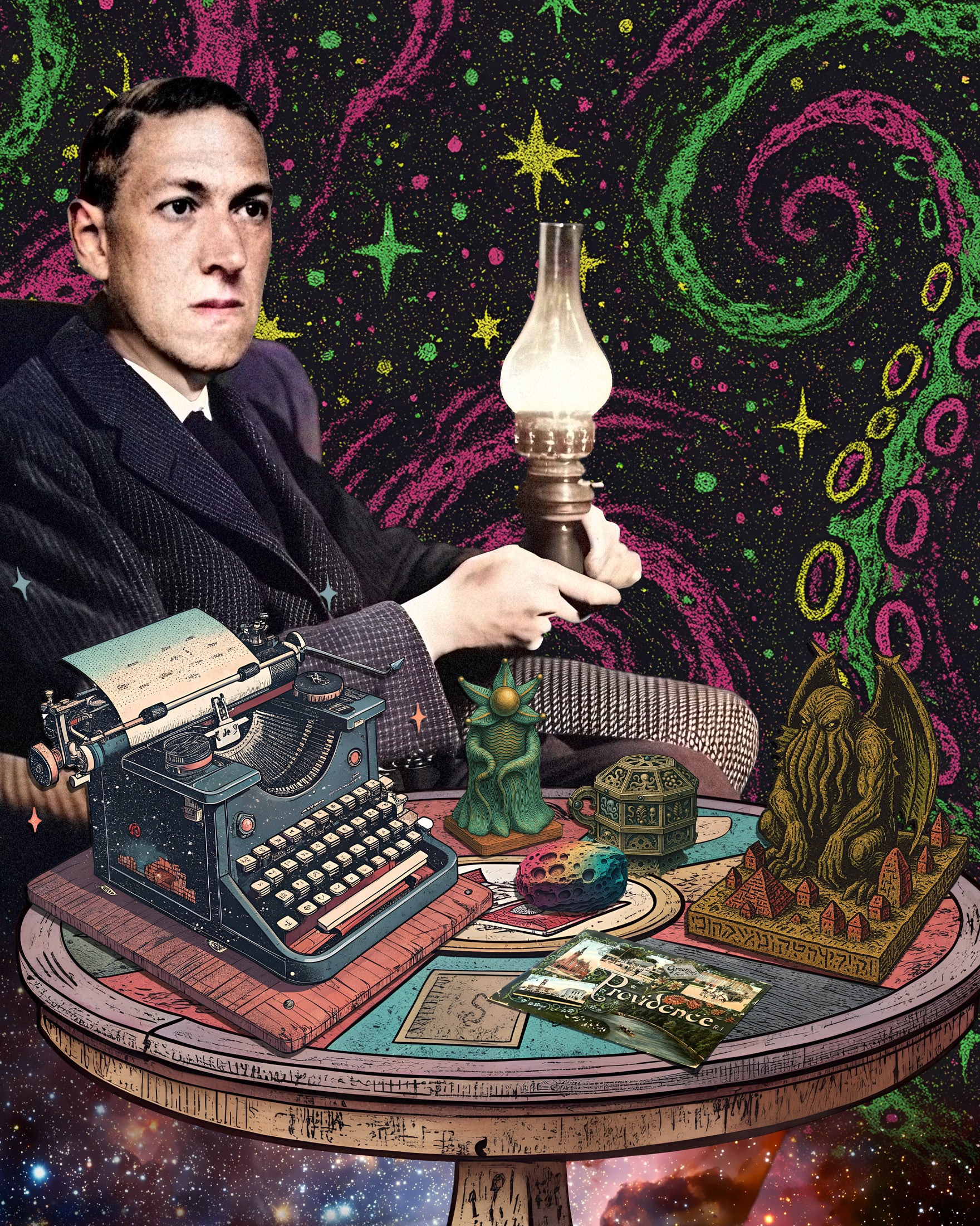 Lovecraft Poster - Portrait - Horreur cosmique