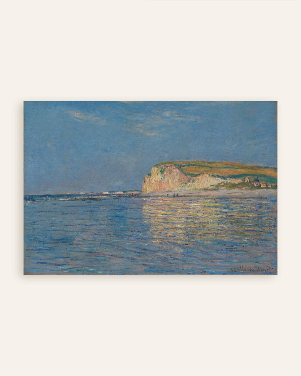 Affiche Marée basse à Pourville, près de Dieppe (1882) de Claude Monet, miniature