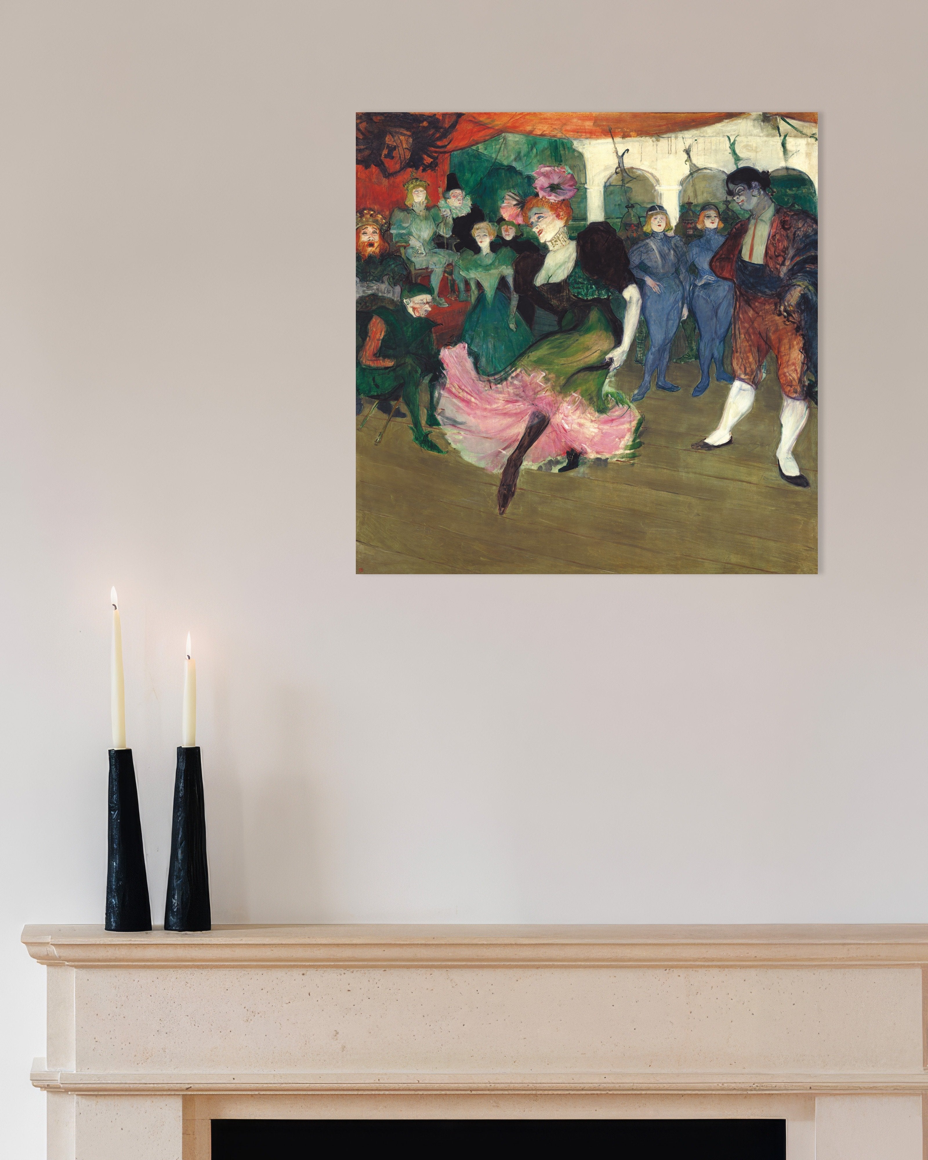 Poster of Marcelle Lender dancing the Bolero in Chilpéric (1895-1896) by Henri de Toulouse-Lautrec