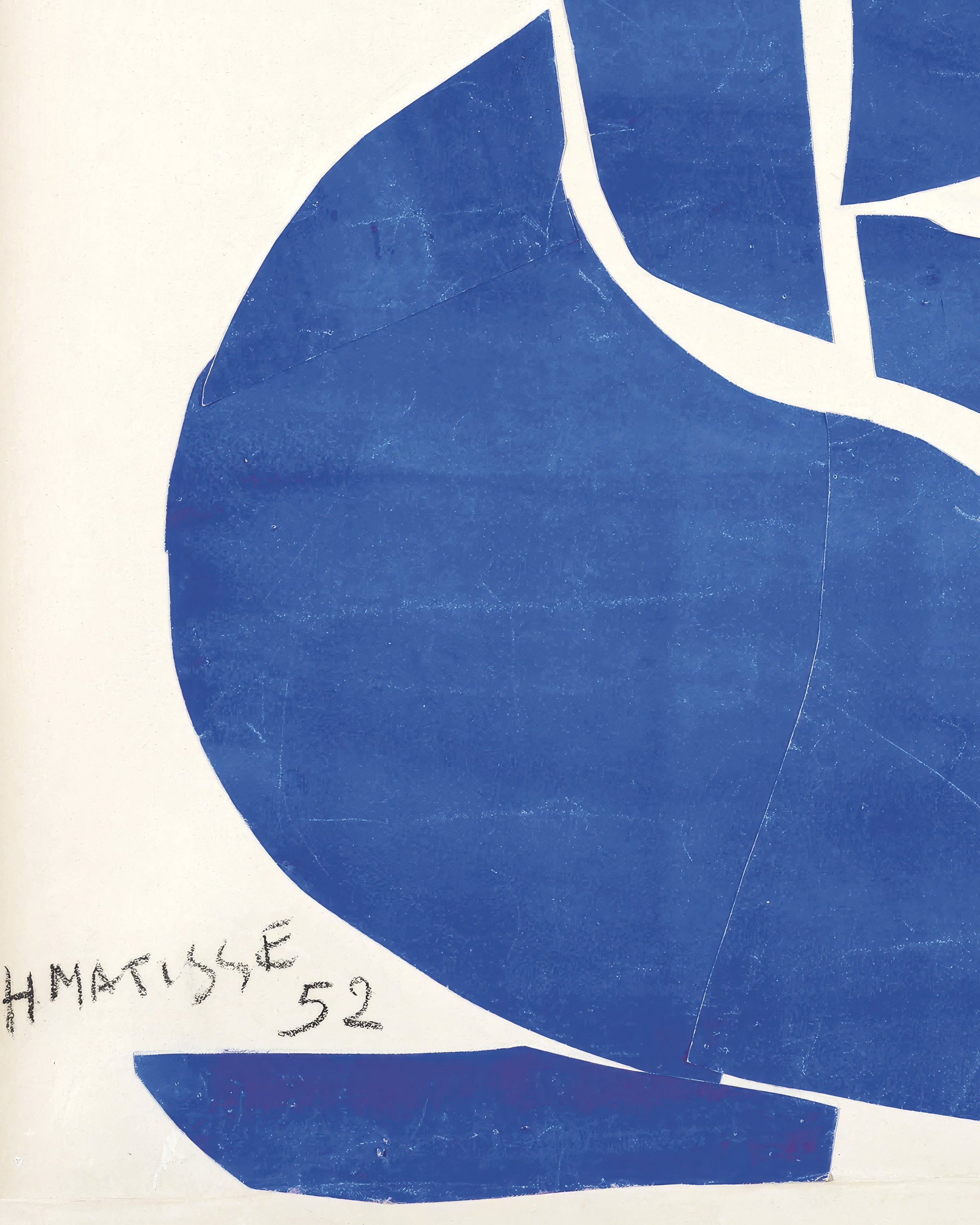 Blue Nude II (1952) par Henri Matisse - Affiche