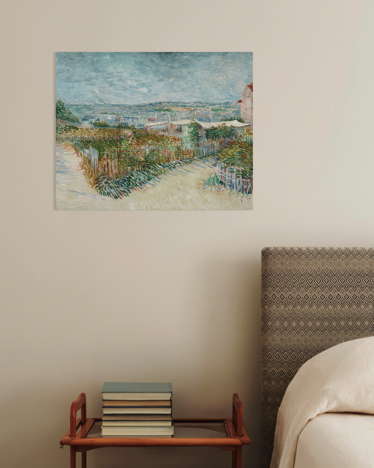 Poster de Montmartre, derrière le Moulin de la Galette (1887), Vincent van Gogh