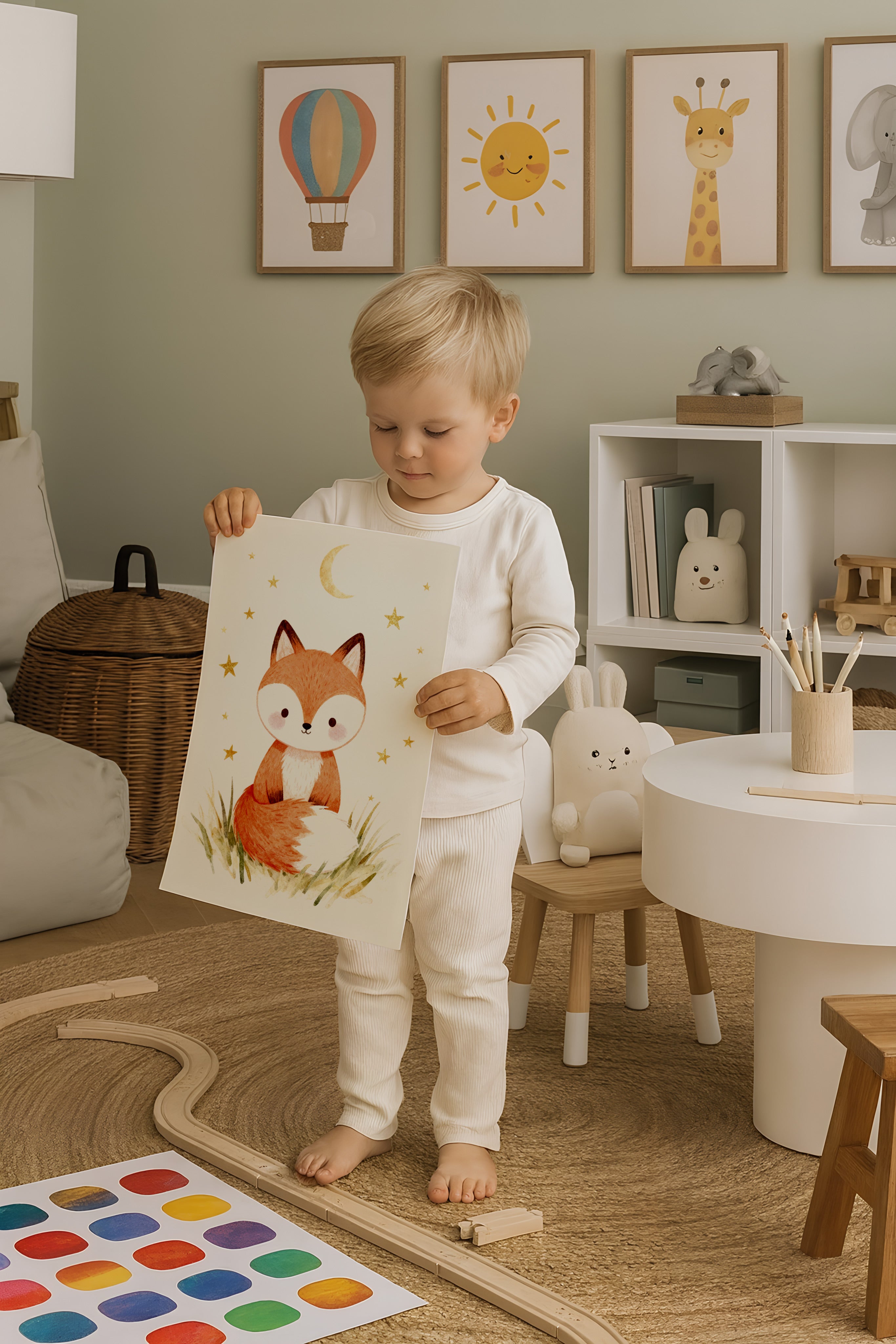 Poster Renard - Décoration Murale pour Chambre d'Enfant