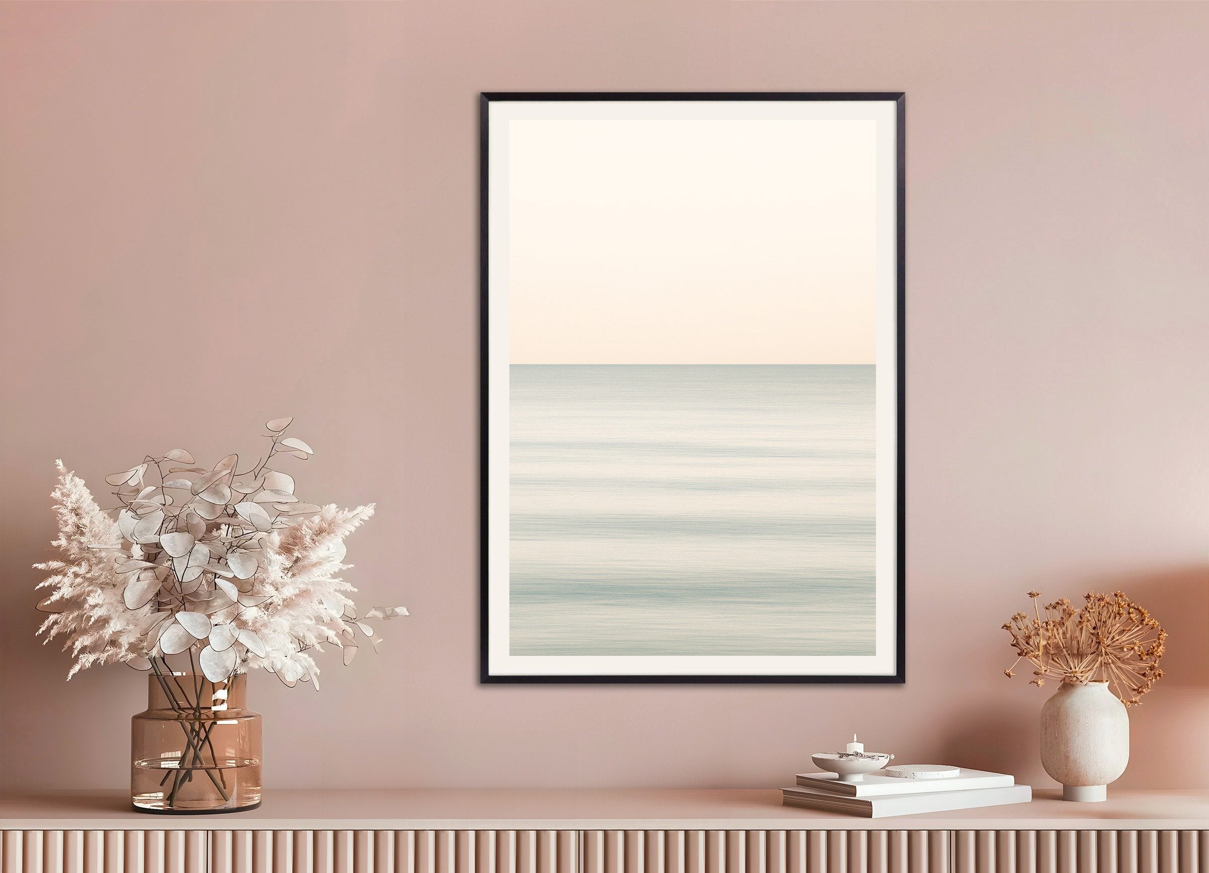 Poster of Ocean clarity art print, with metal frame