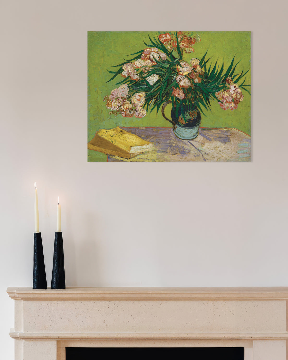 Poster van Oleanders (1888) van Vincent van Gogh