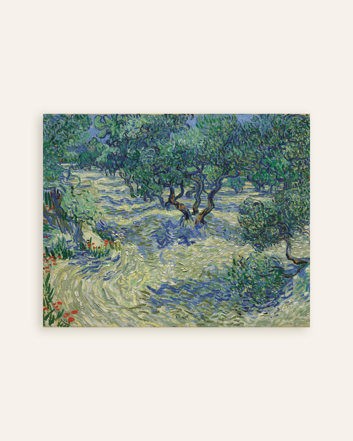 Poster van Olijfgaard (1889) van Vincent van Gogh, miniatuur