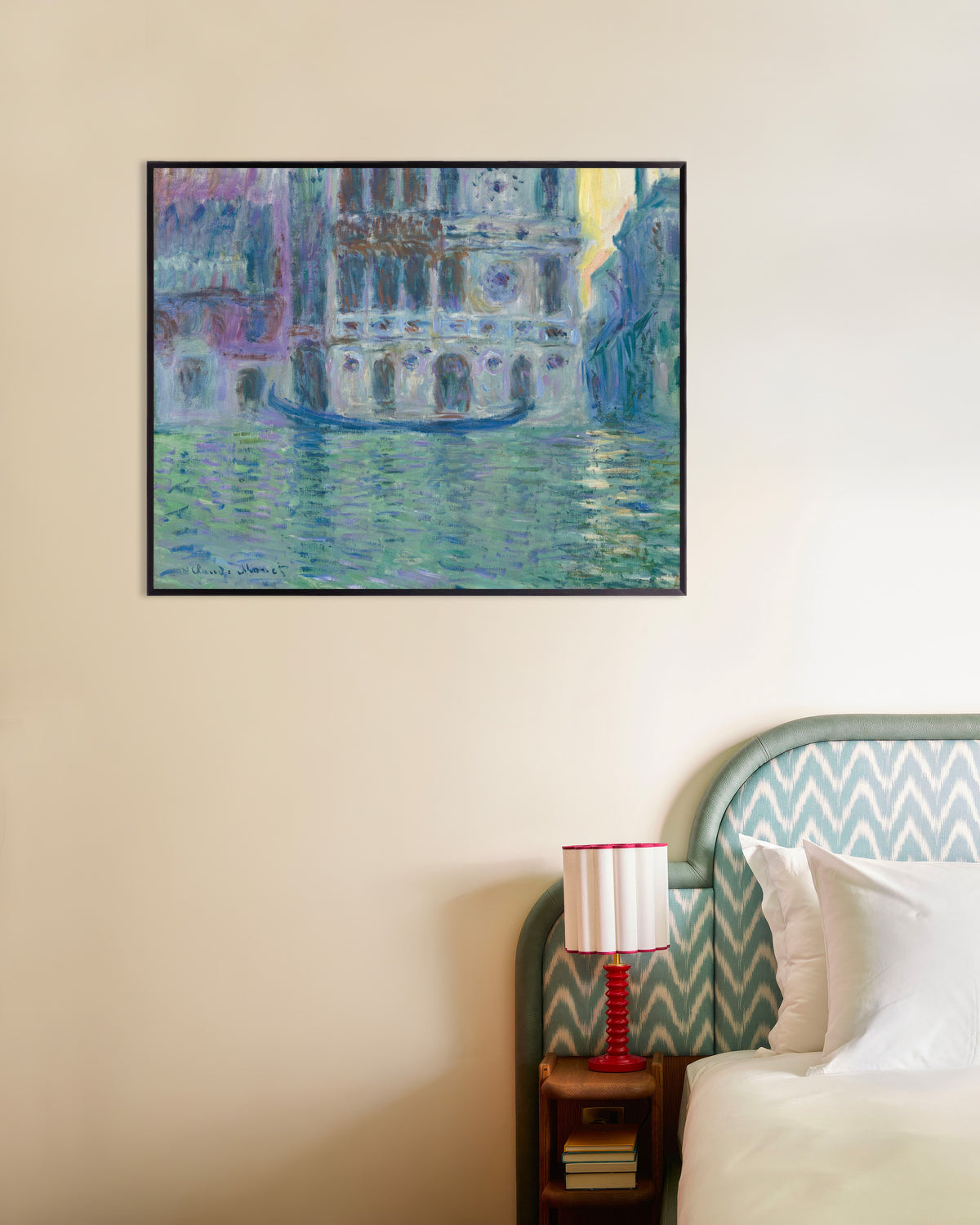 Poster Palazzo Dario (1908) van Claude Monet met metalen lijst
