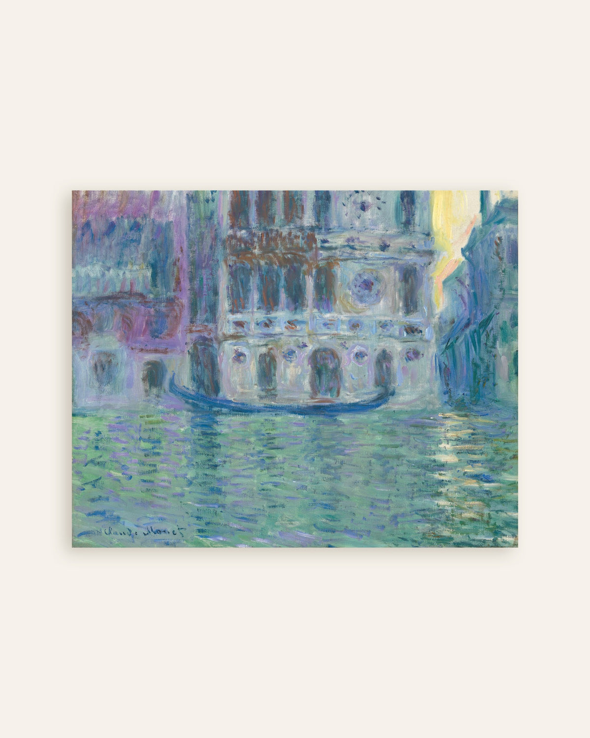 Poster Palazzo Dario (1908) van Claude Monet, miniatuur