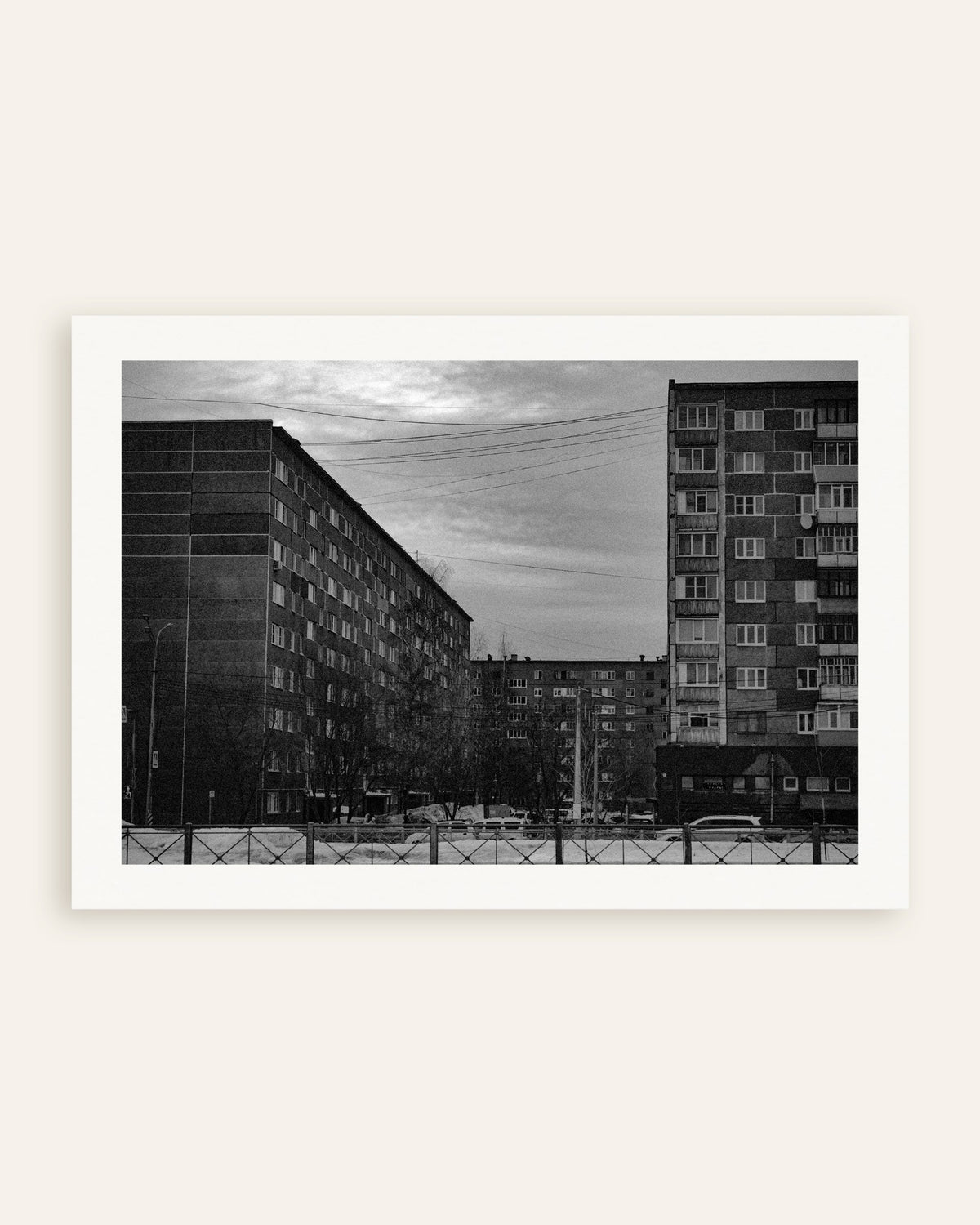 Affiche « Immeubles préfabriqués en hiver », vignette