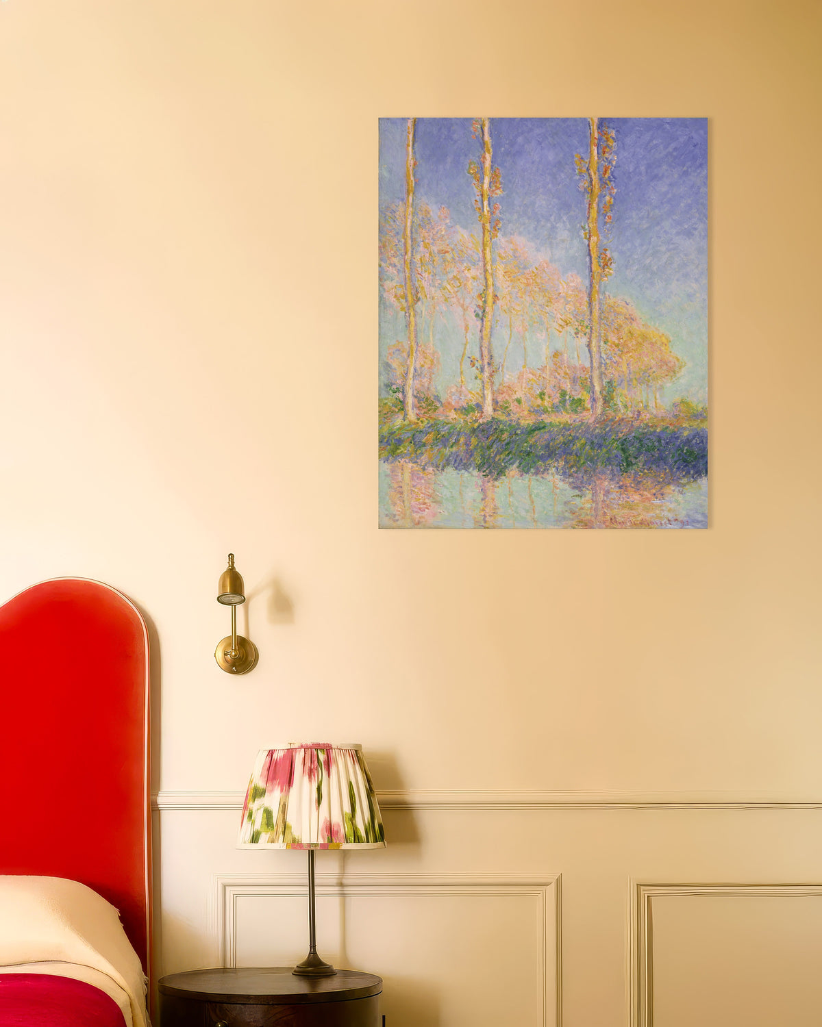 Affiche Les Peupliers (1891) de Claude Monet