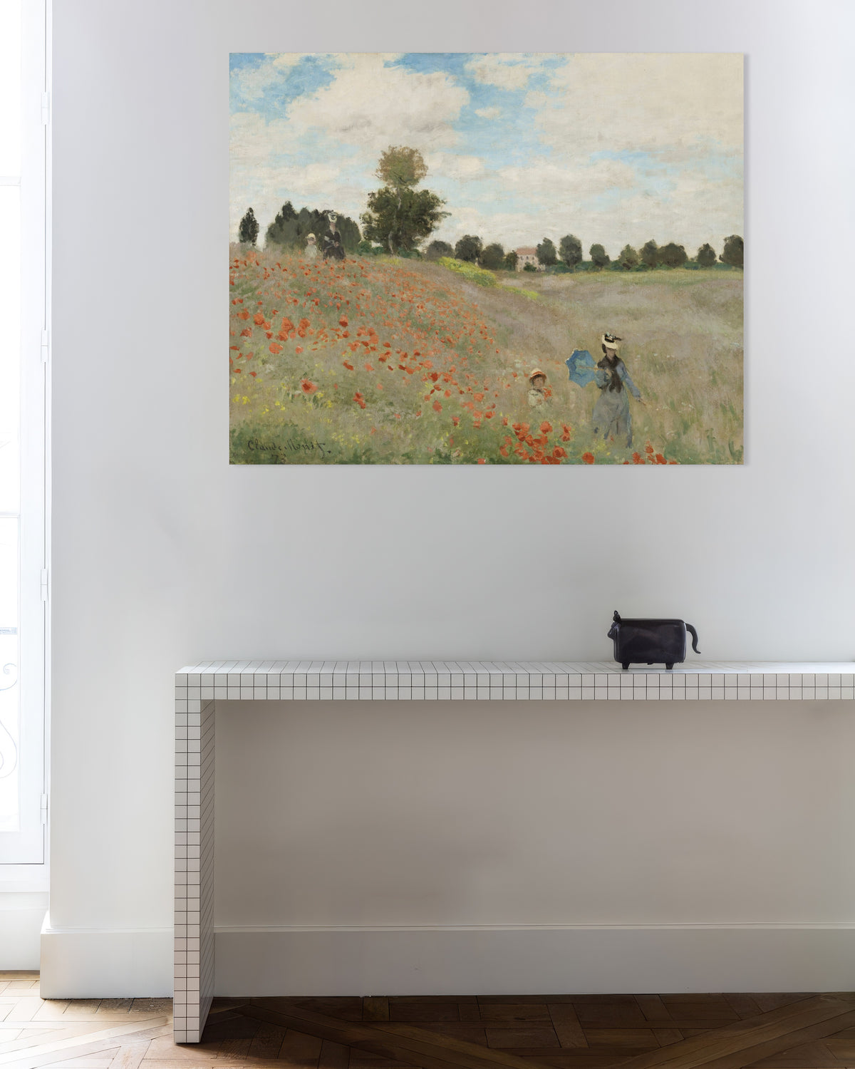 Poster Klaprozen (1873) van Claude Monet