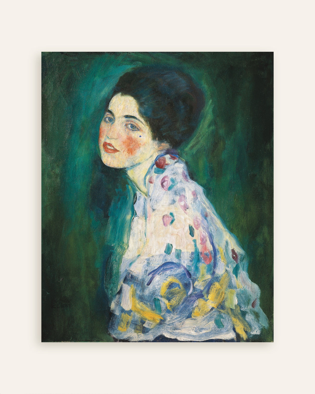Affiche Portrait d'une dame (1916–1917) de Gustav Klimt, miniature