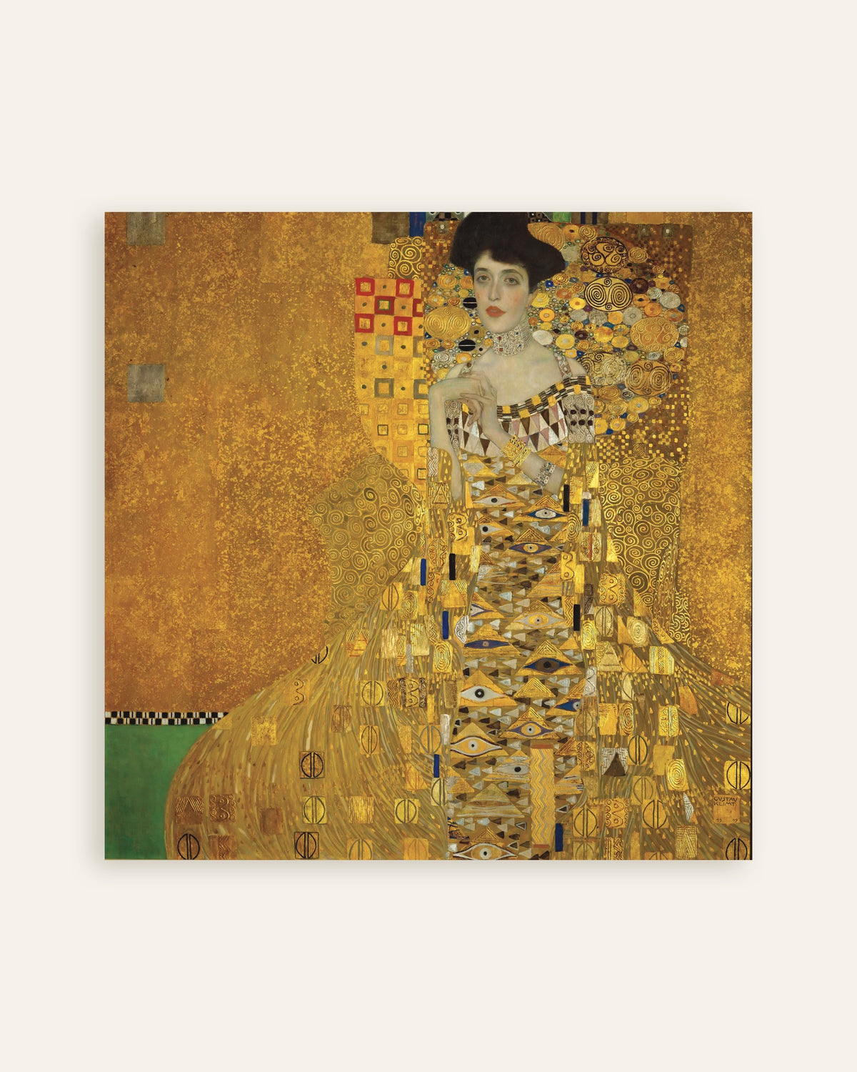 Affiche Portrait d'Adele Bloch-Bauer I (1907) de Gustav Klimt, miniature