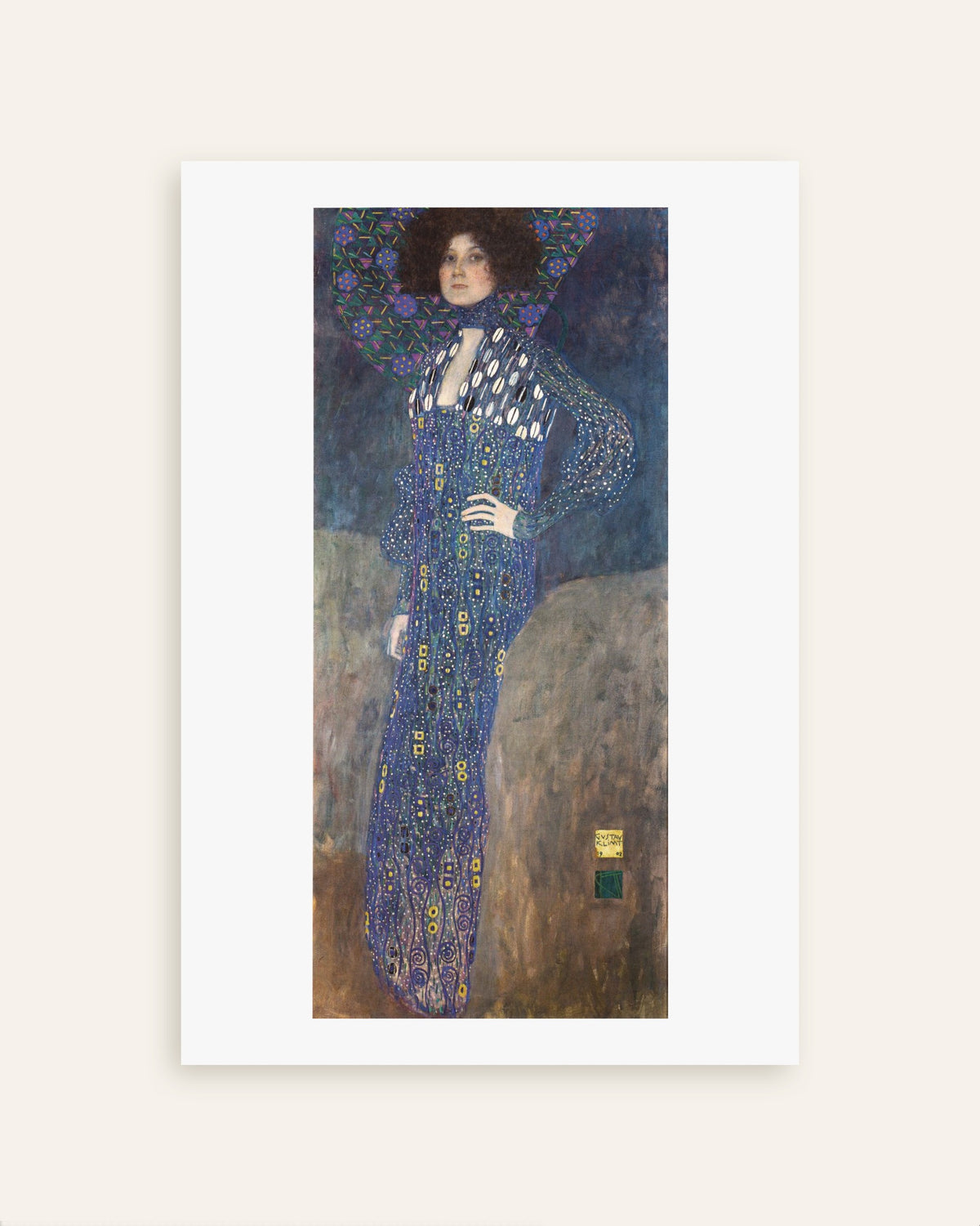 Affiche Portrait d'Emilie Flöge (1902) de Gustav Klimt, miniature