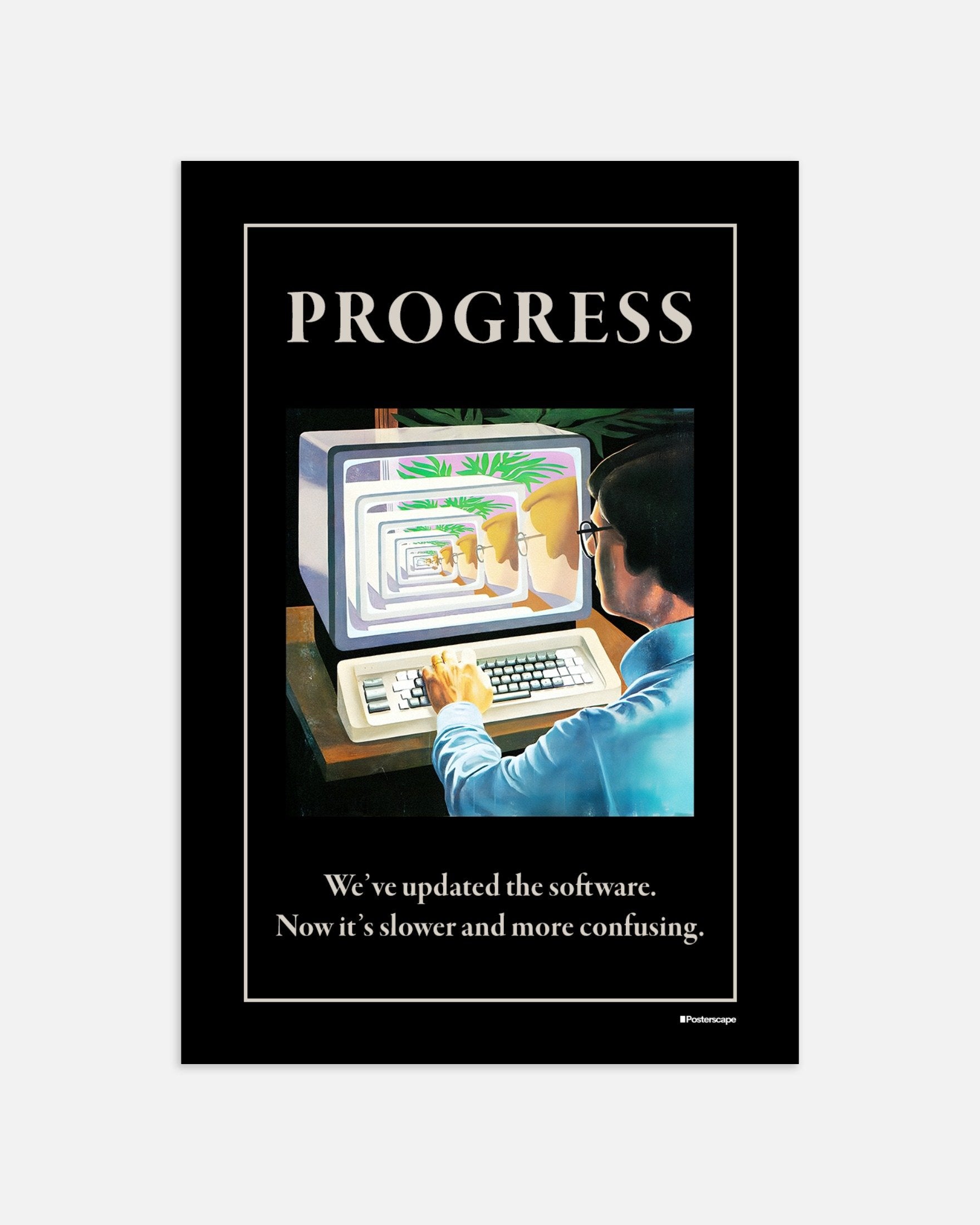 Poster of Progress - Demotivational Poster, thumbnail