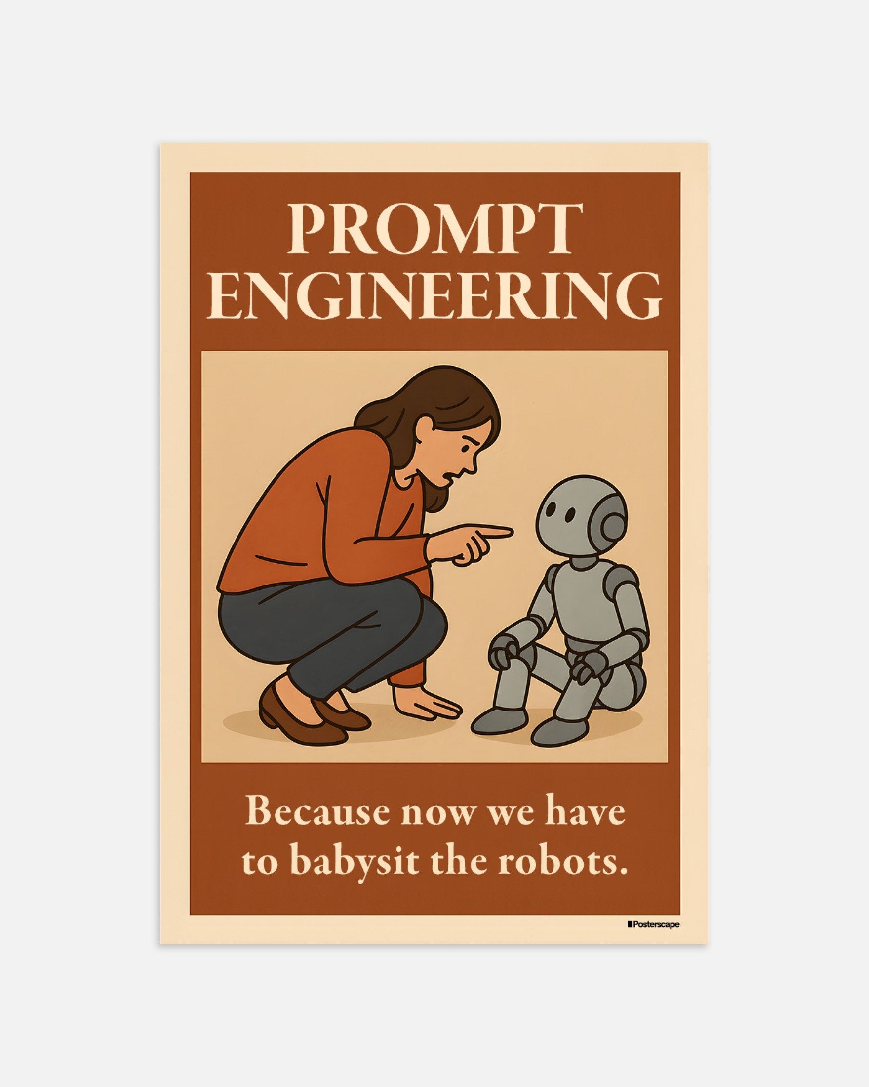 Poster of Prompt Engineering - Demotivational Poster, thumbnail