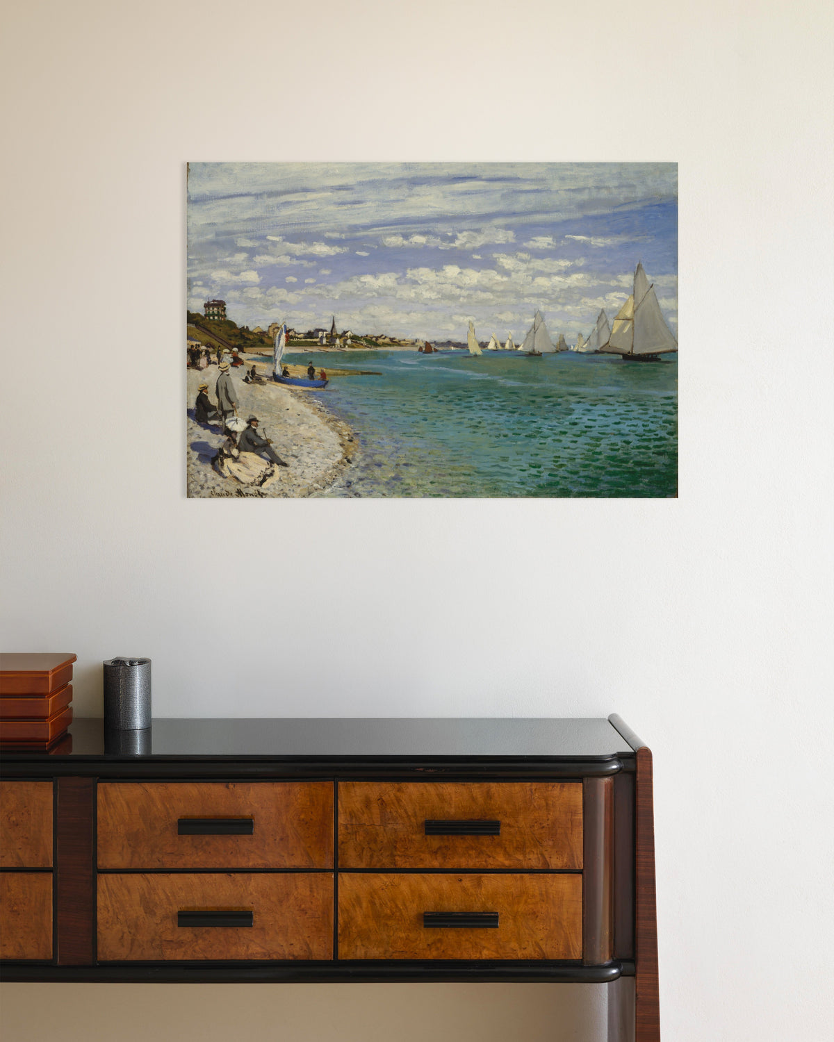 Affiche Régates à Sainte-Adresse (1867) de Claude Monet
