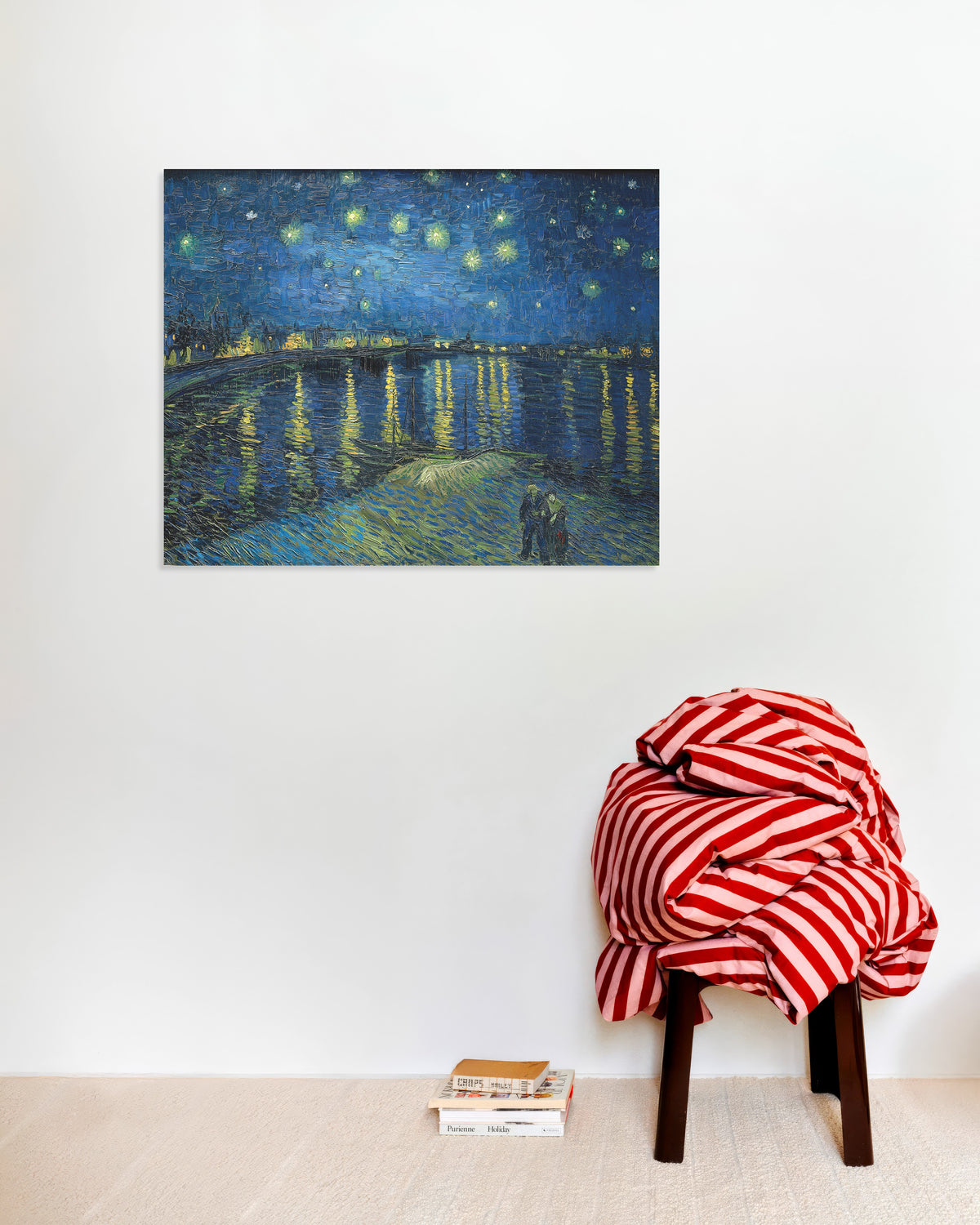 Poster van Sterrennacht boven de Rhône (1888) van Vincent van Gogh