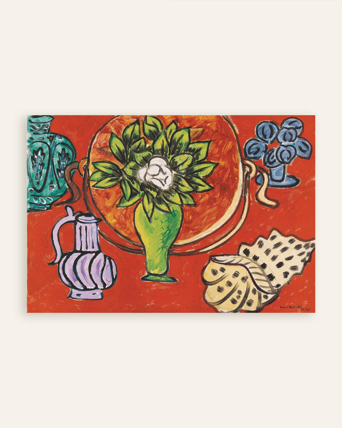 Poster de Nature morte aux magnolias (1941) de Henri Matisse, vignette