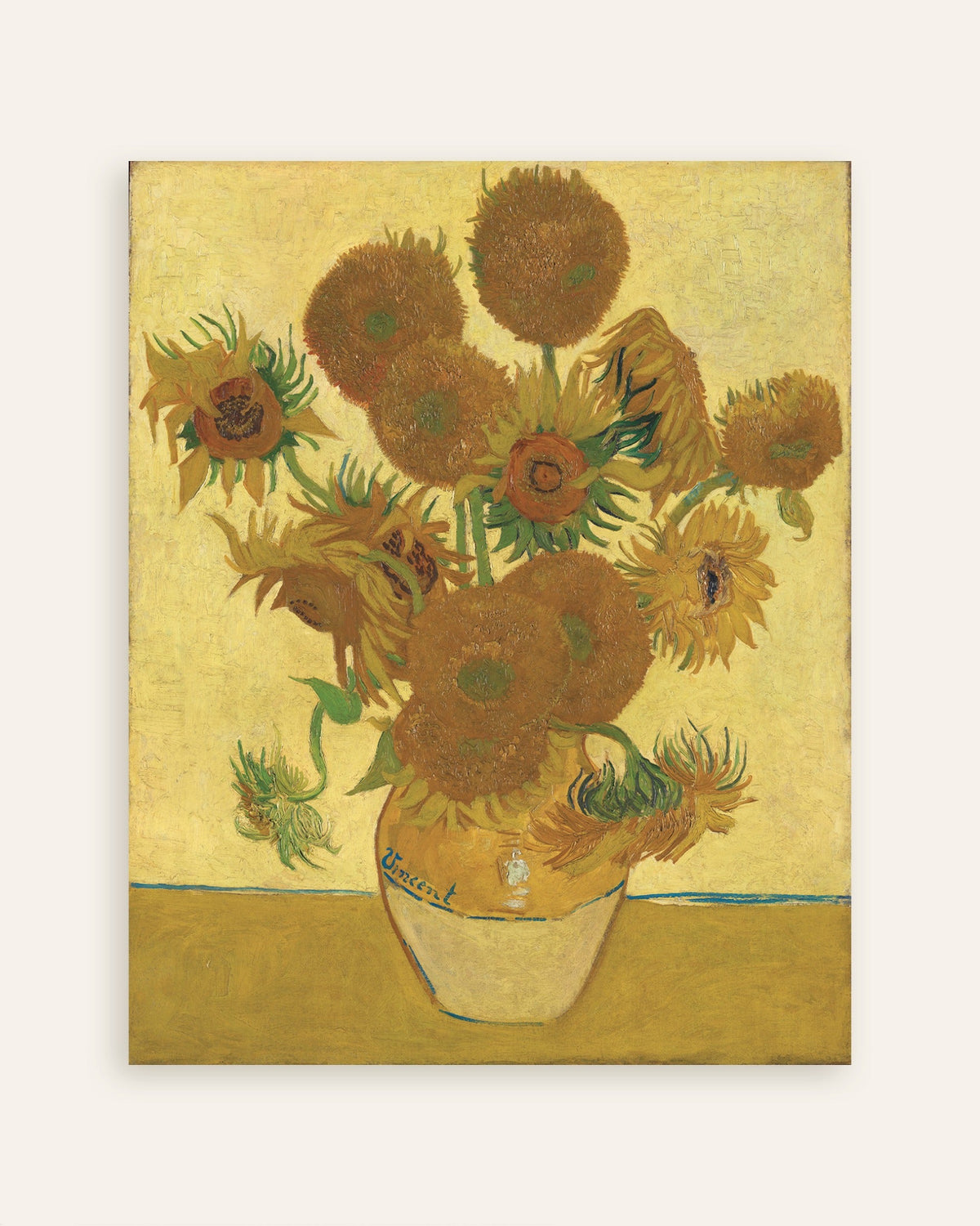 Affiche « Les Tournesols » (1888) de Vincent van Gogh, vignette