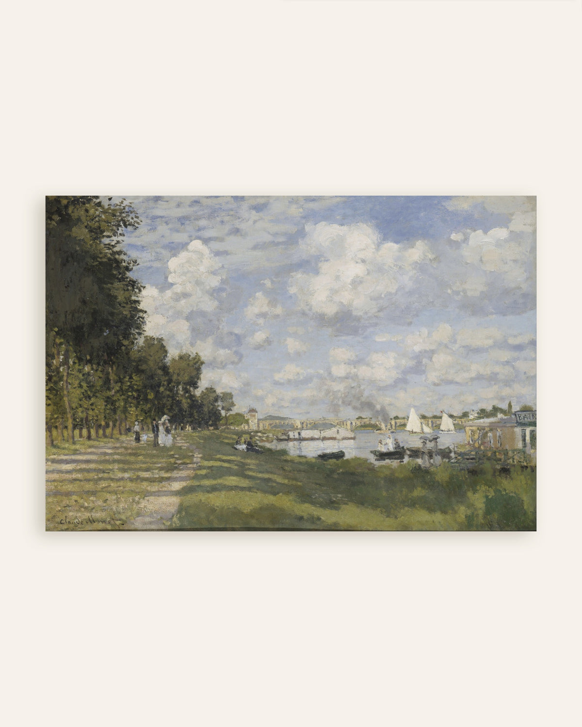 Affiche Le Bassin d'Argenteuil (vers 1872) de Claude Monet, miniature