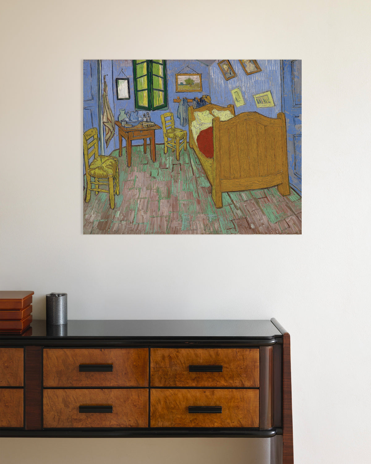Poster van De slaapkamer, versie van Saint-Rémy (1889) van Vincent van Gogh