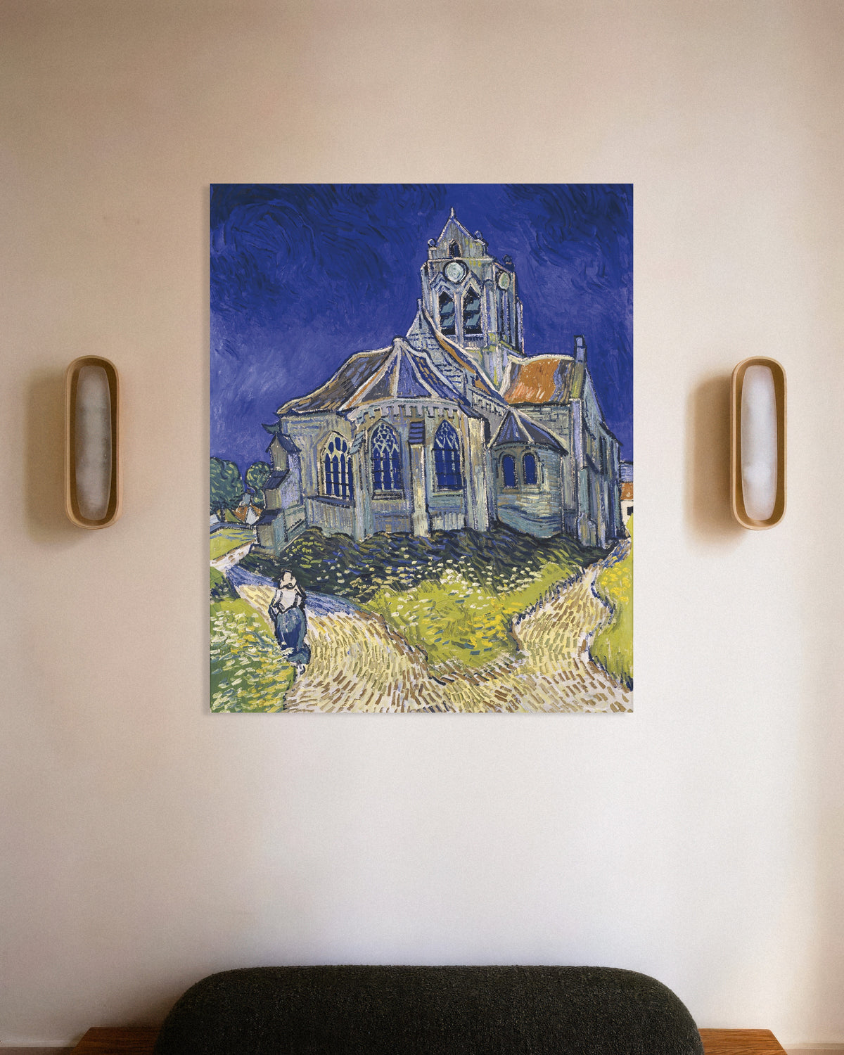 Poster de L’Église d’Auvers-sur-Oise (1890), de Vincent van Gogh