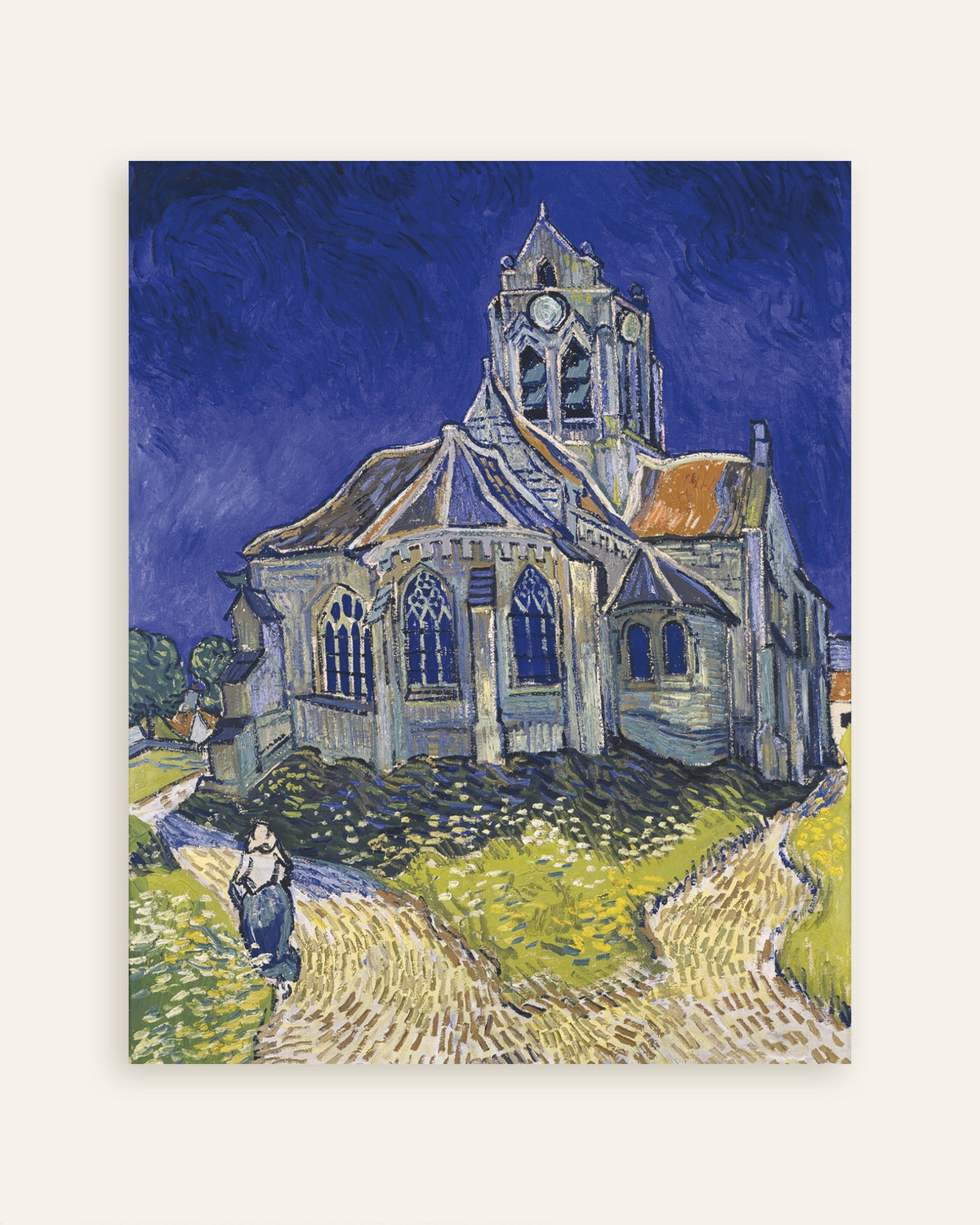 Poster de L’Église d’Auvers-sur-Oise (1890), de Vincent van Gogh, en vignette