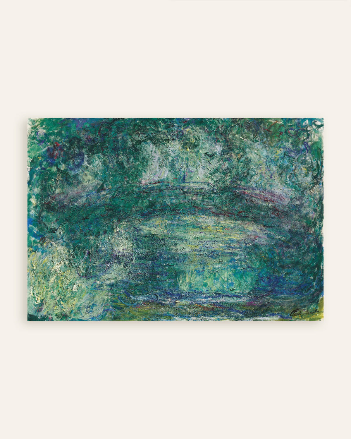 Affiche Le Pont japonais (1918–1924) de Claude Monet, miniature