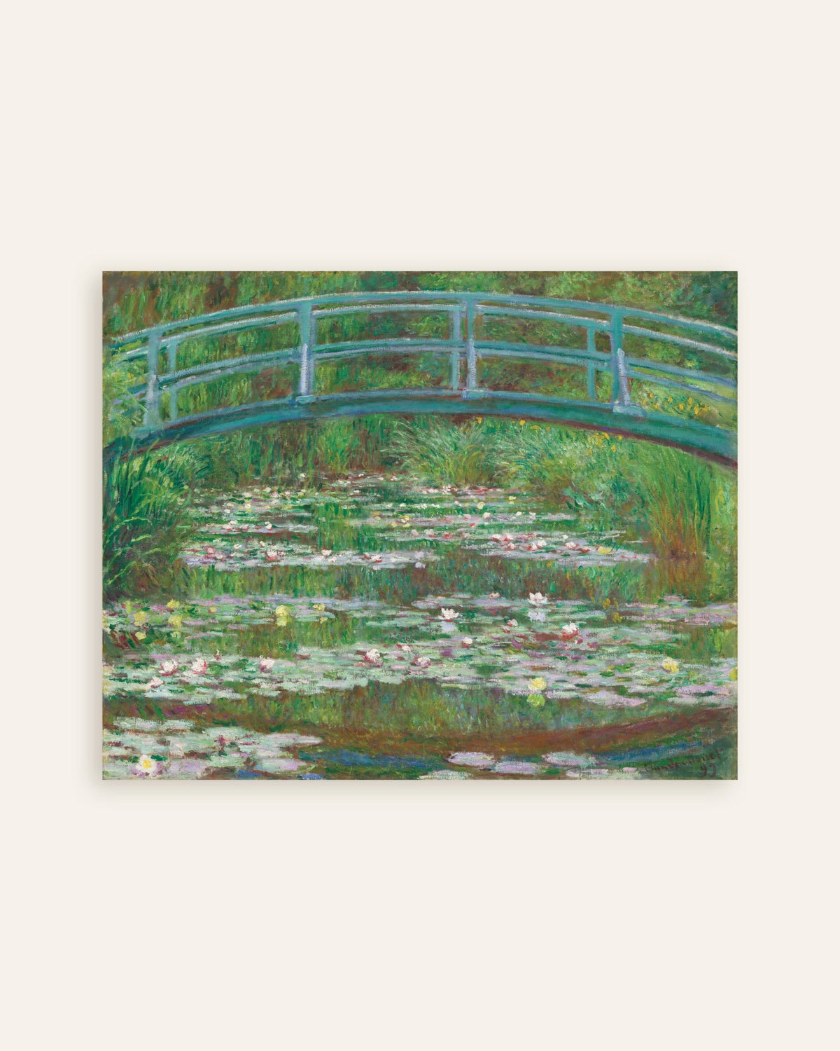 Affiche Le Pont japonais (1899) de Claude Monet, miniature