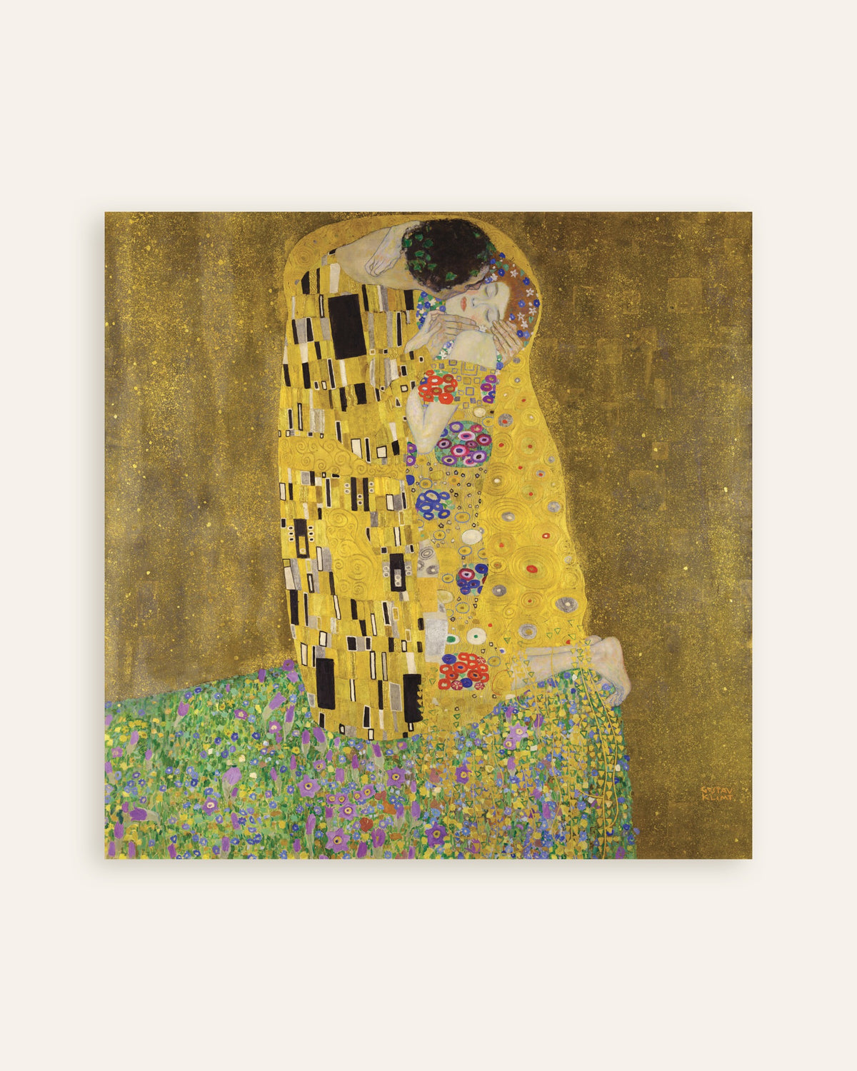 Affiche Le Baiser (1907–1908) de Gustav Klimt, miniature