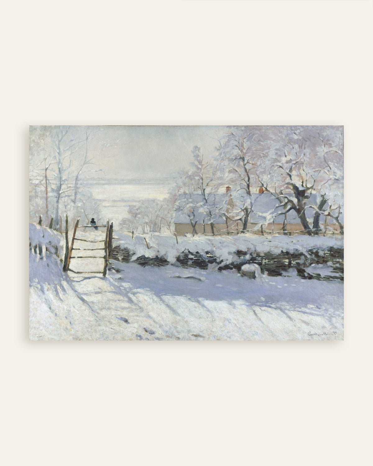 Affiche La Pie (1868–1869) de Claude Monet, miniature