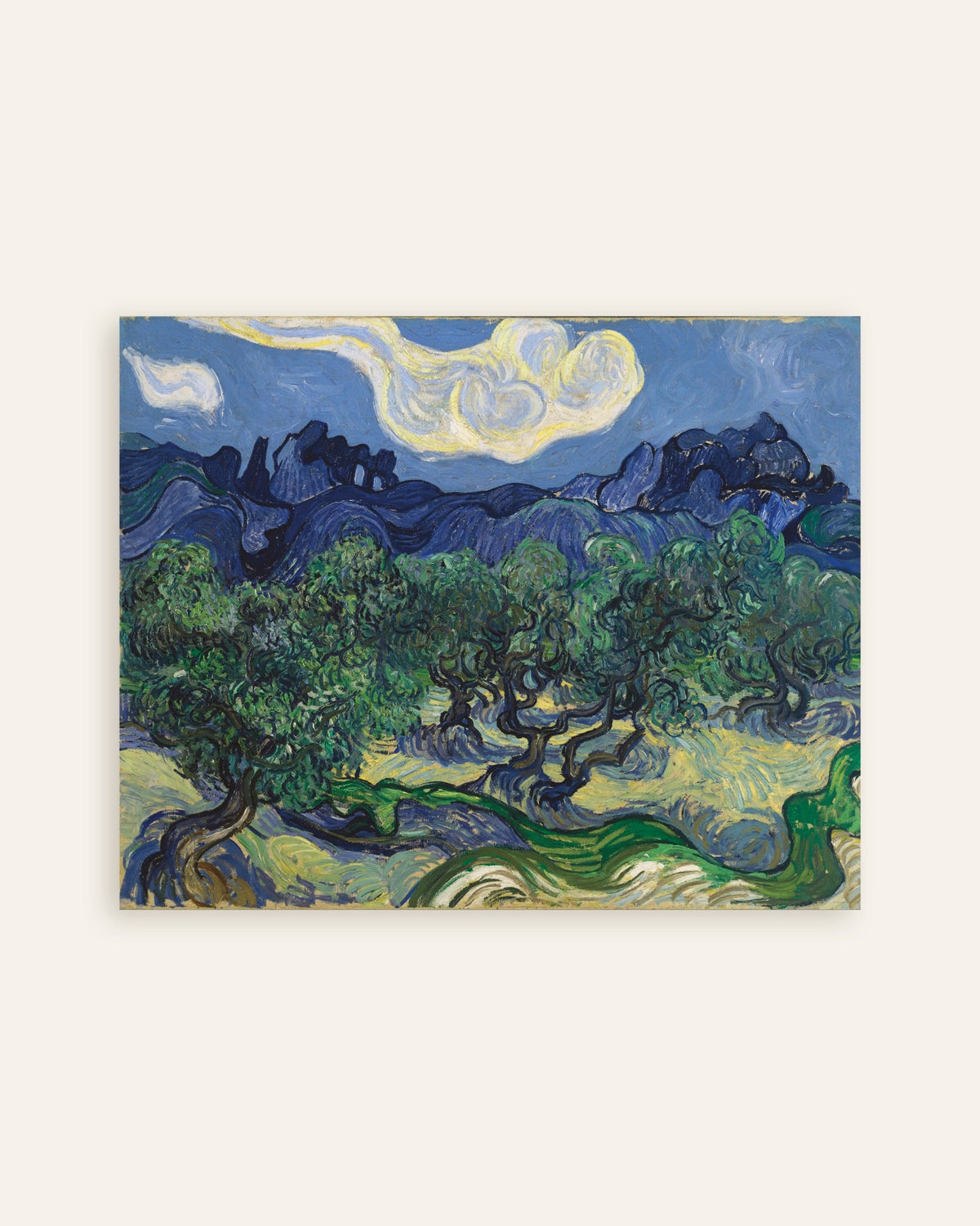 Poster de Les Oliviers (1889) de Vincent van Gogh, vignette