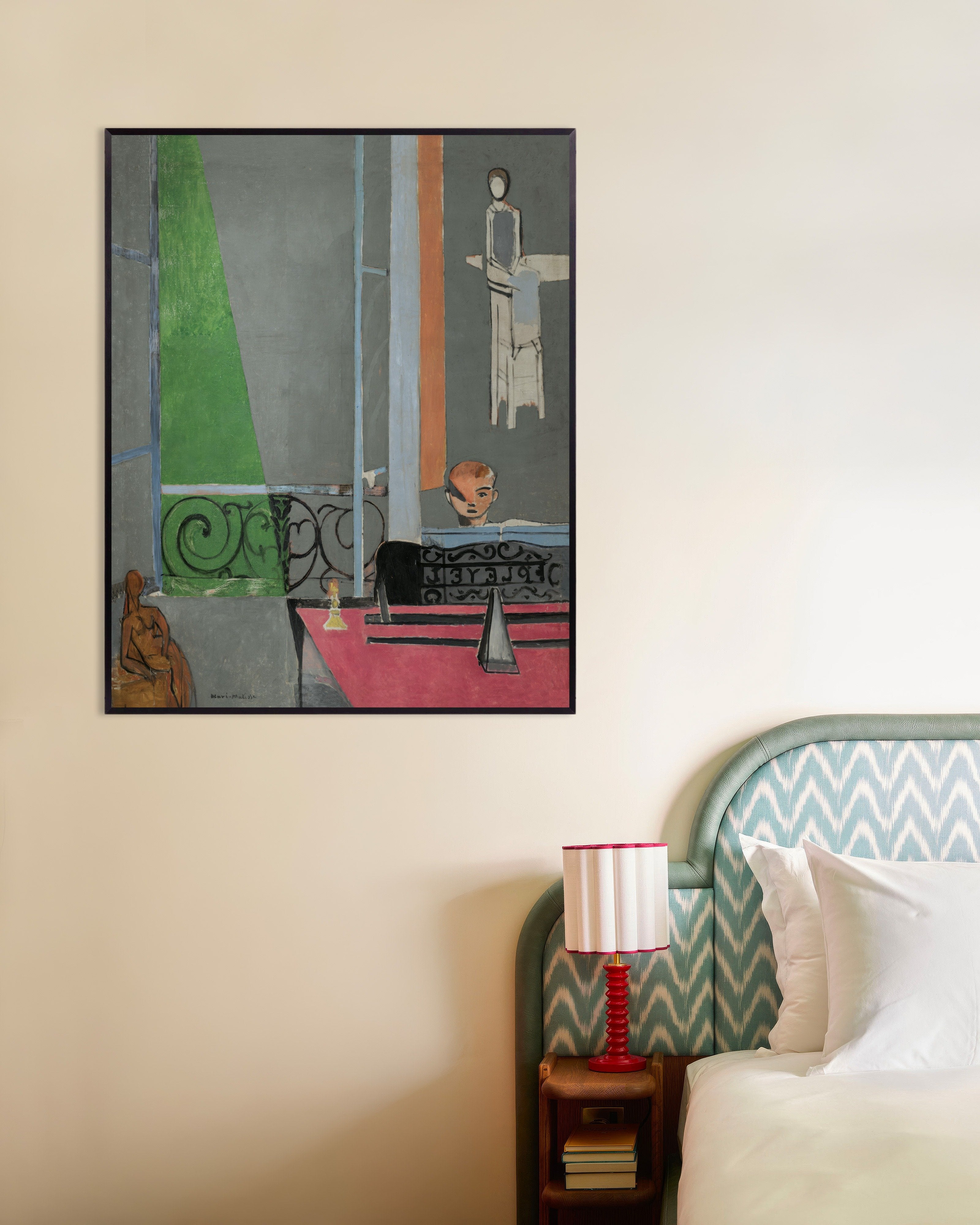 Poster of The piano lesson (1916) by Henri Matisse - Poster, with metal frame